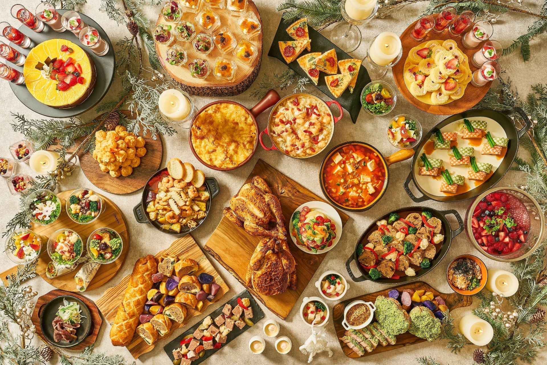 シェフズ ライブ キッチンクリスマスブッフェイメージ