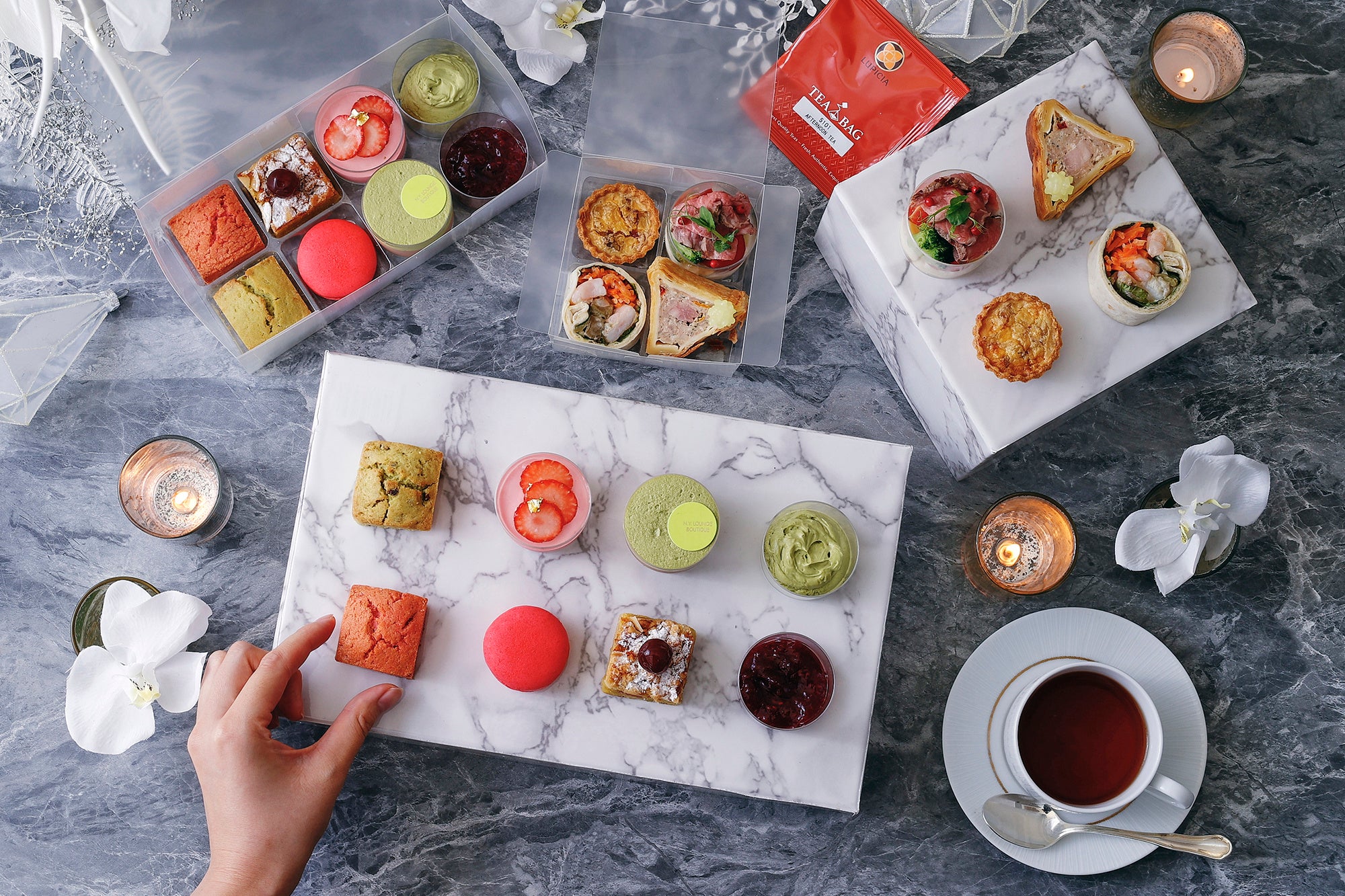 ご自宅で優雅なティータイムやパーティーにおすすめのアフタヌーンティー