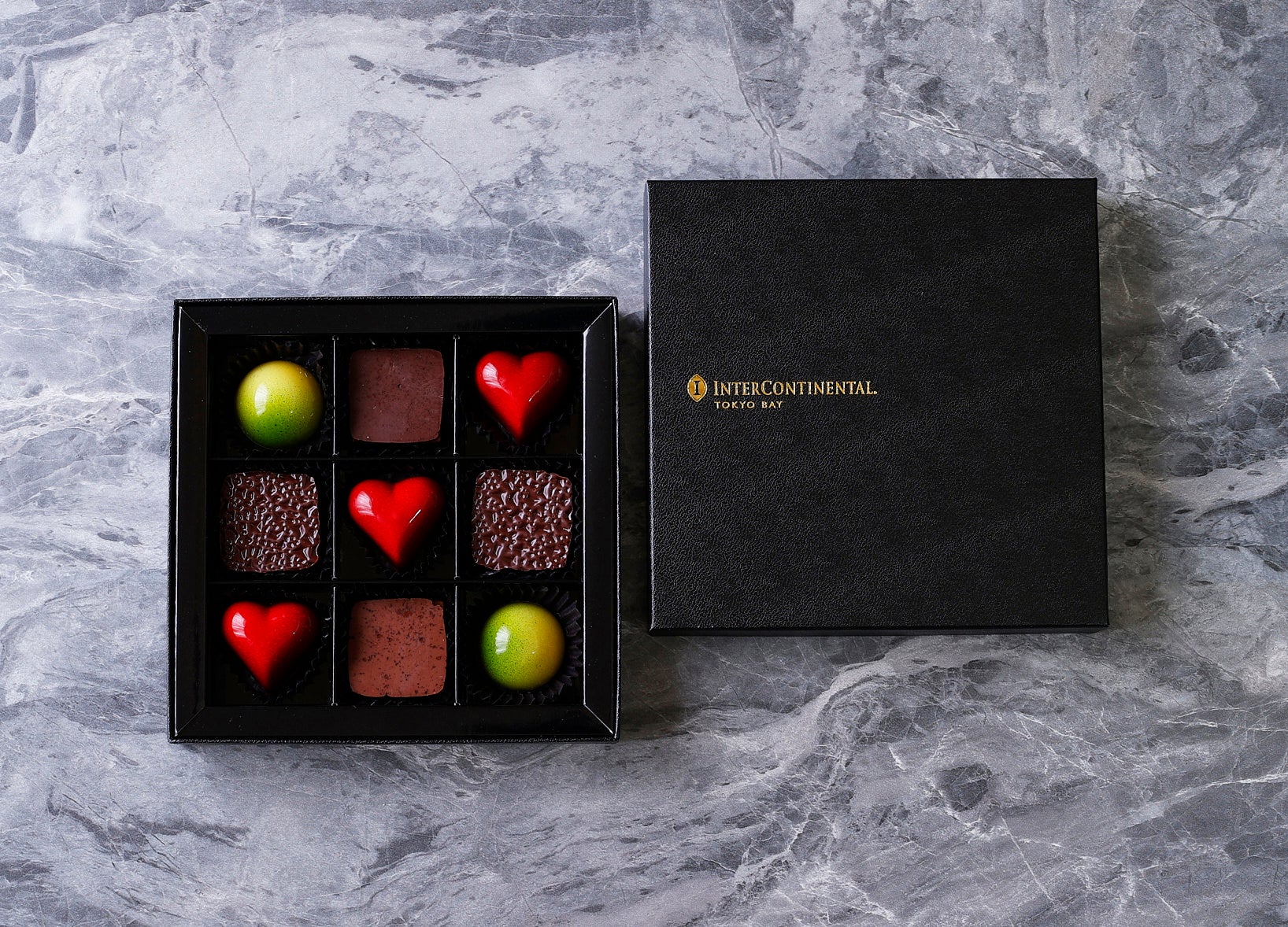 バレンタインショコラアソートボックス　9個入り