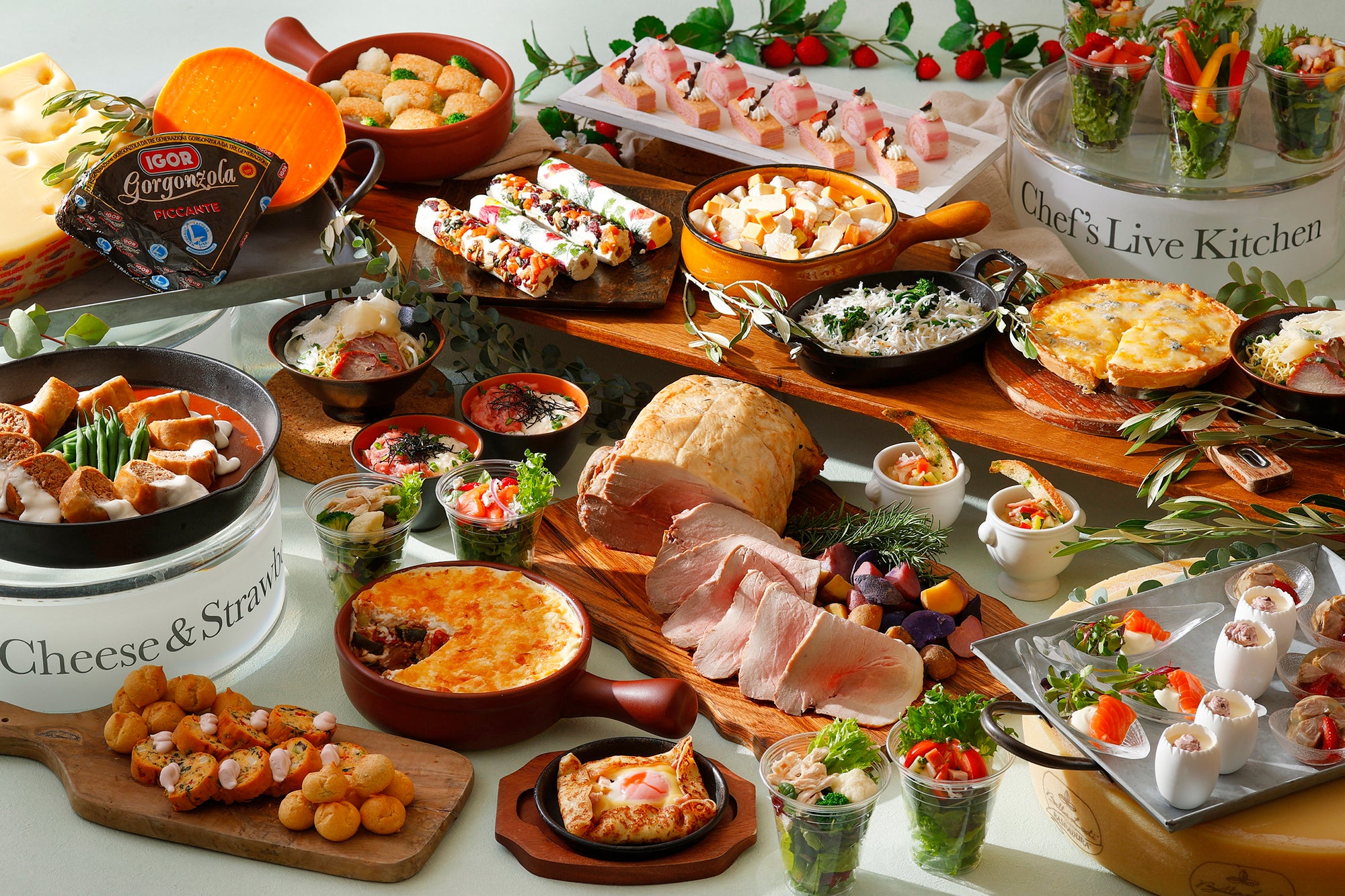 バラエティ豊かなメニューをお届け