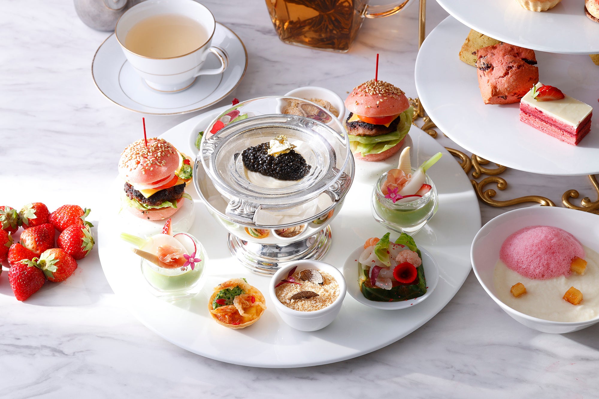 マンハッタン セイボリーアップグレード ジュエリープレートオードブル（イメージ）