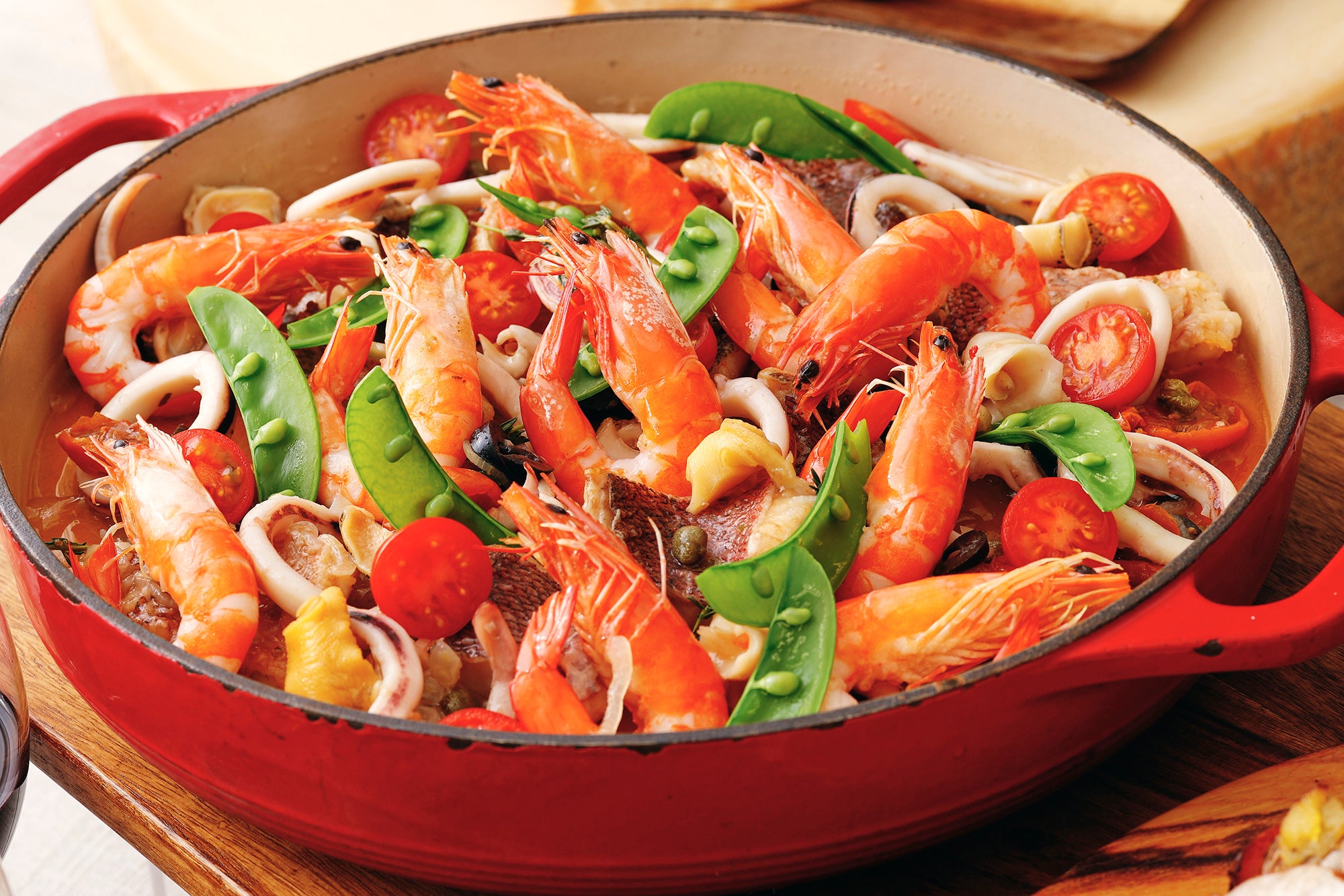 シーフードのアクアパッツァ