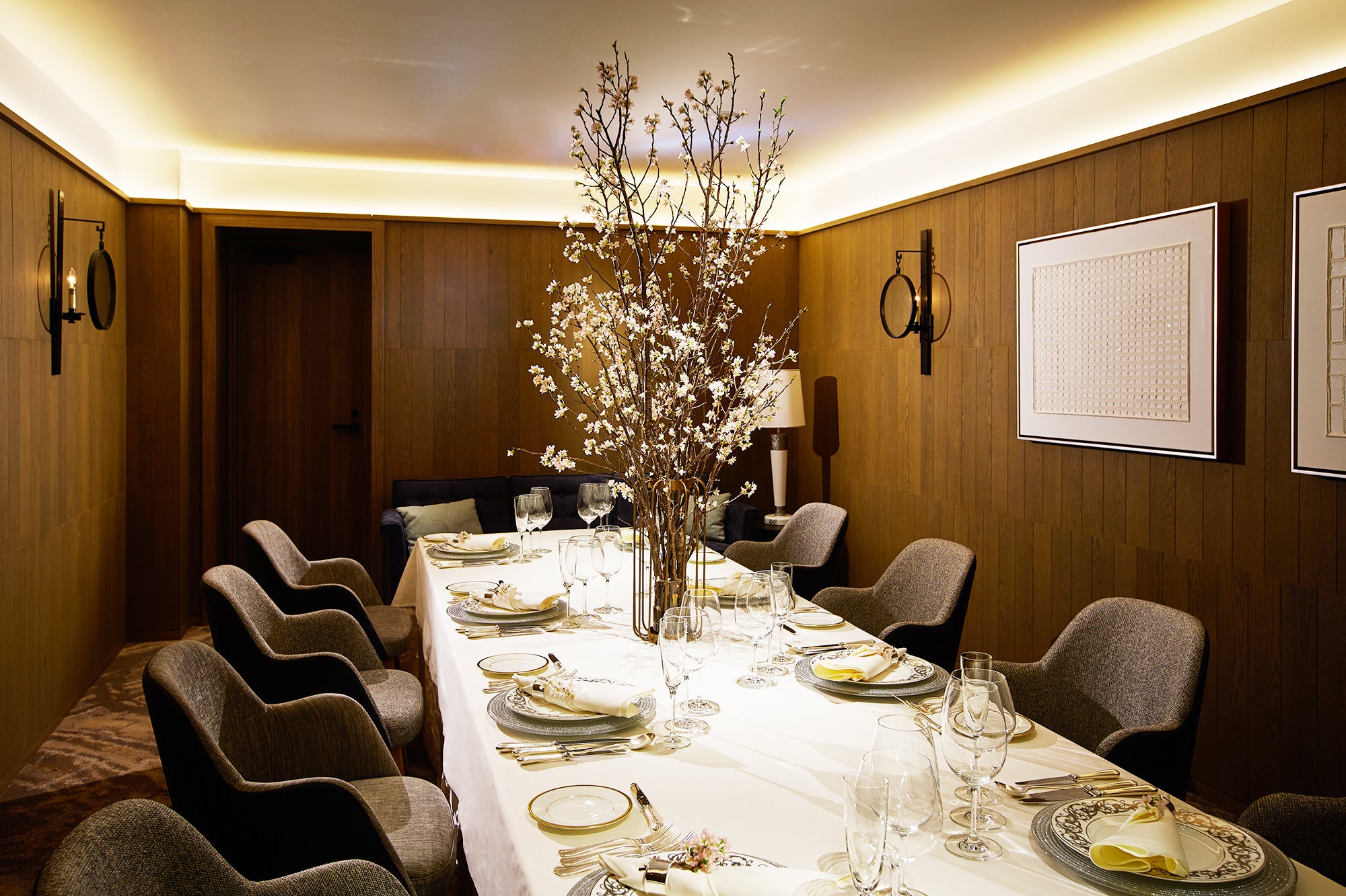 ハドソンラウンジ内にある個室