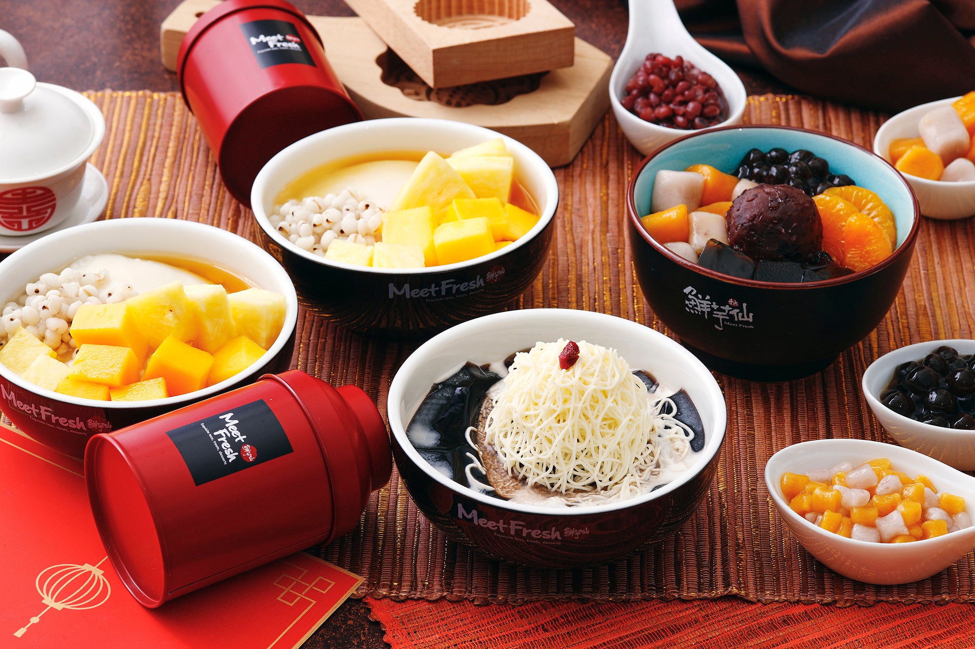 「MeetFresh 鮮芋仙」より台湾のスイーツを用意