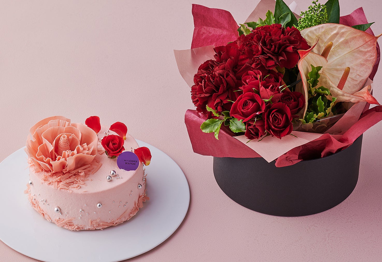 フラワーギフト付き ラグジュアリープラン （フラワーアレンジメント）