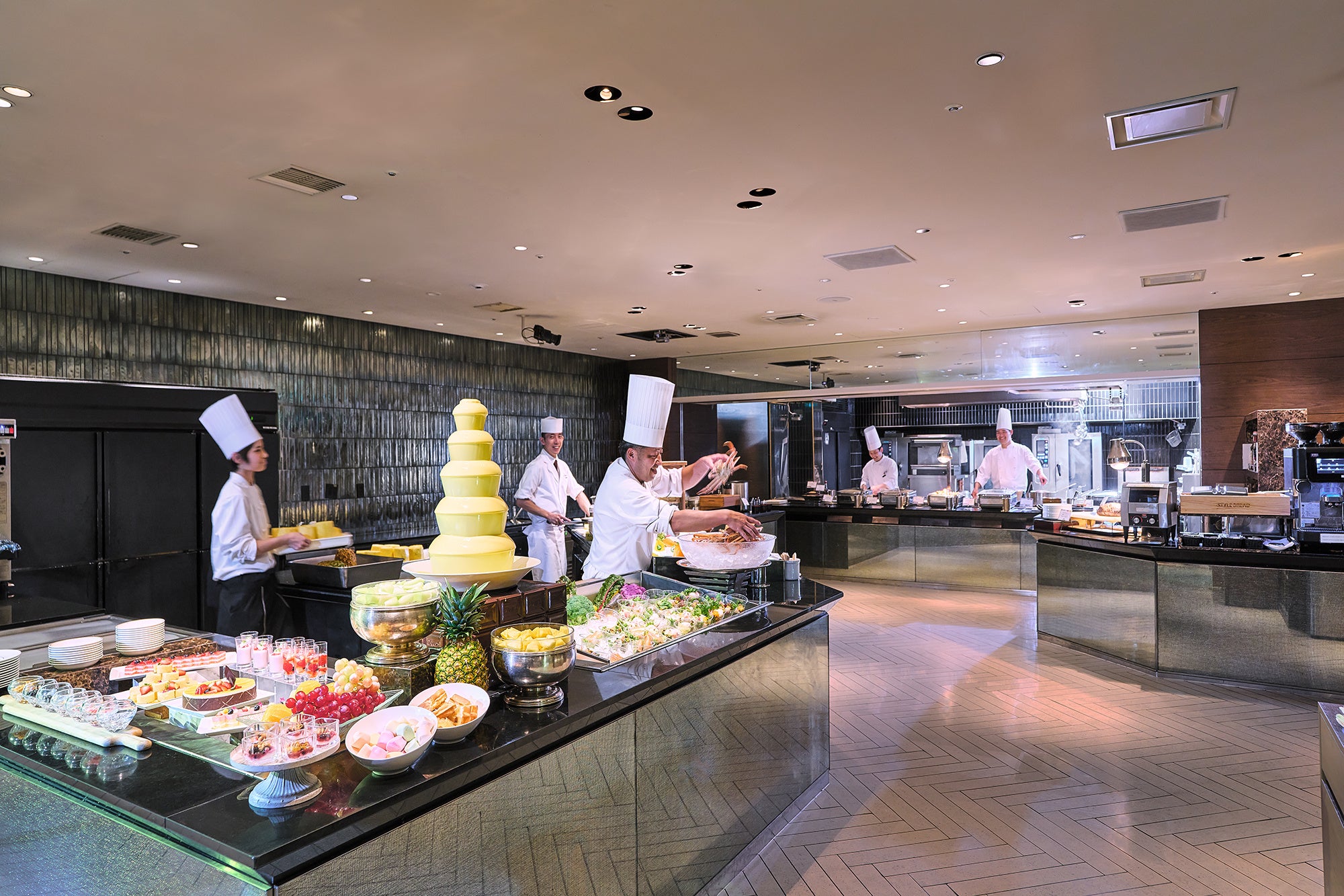 シェフズ ライブ キッチンの内観