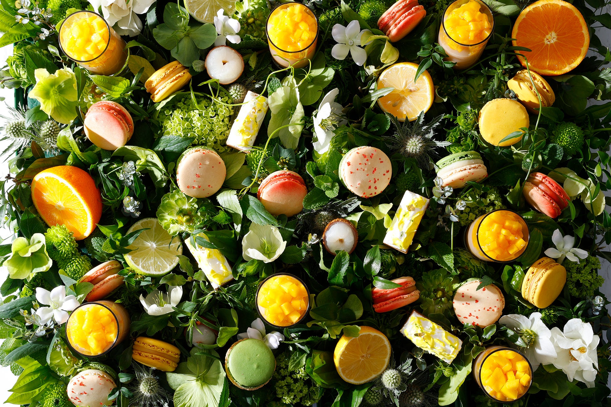 「ジャルダン・ド・フリュイ(フルーツガーデン)」をテーマに旬のフルーツをふんだんに使用したスイーツの数々