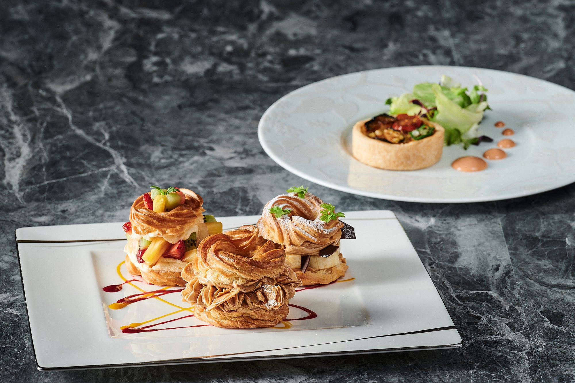 プロが教えるフレンチの王道メニューキッシュとパリ・ブレスト（イメージ写真）