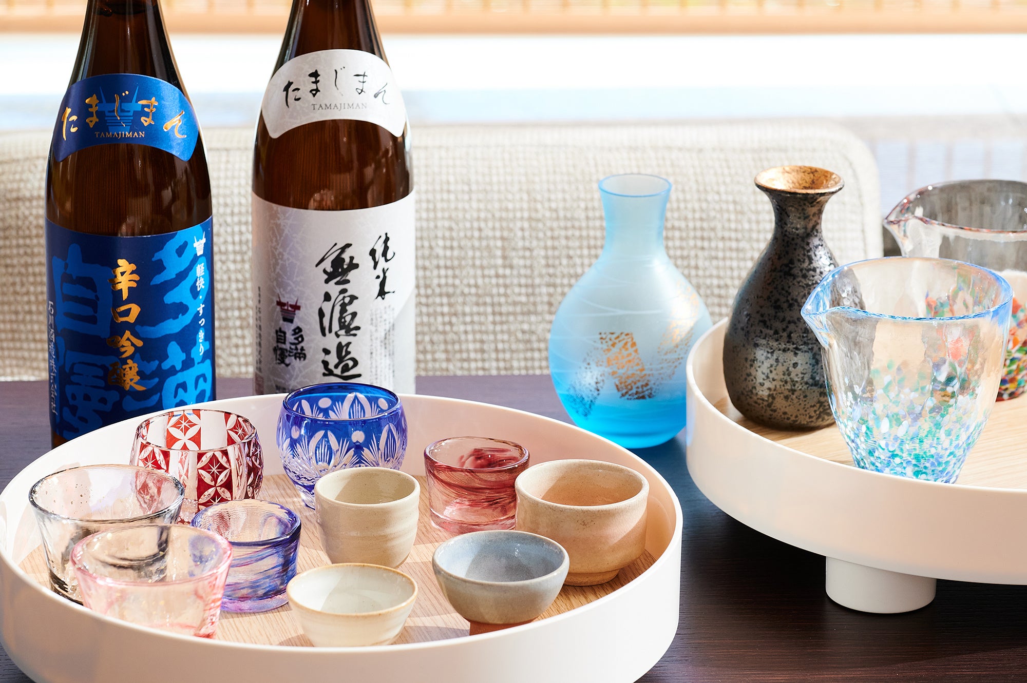 純米酒と辛口吟醸の飲み比べで日本酒の魅力を体感できる