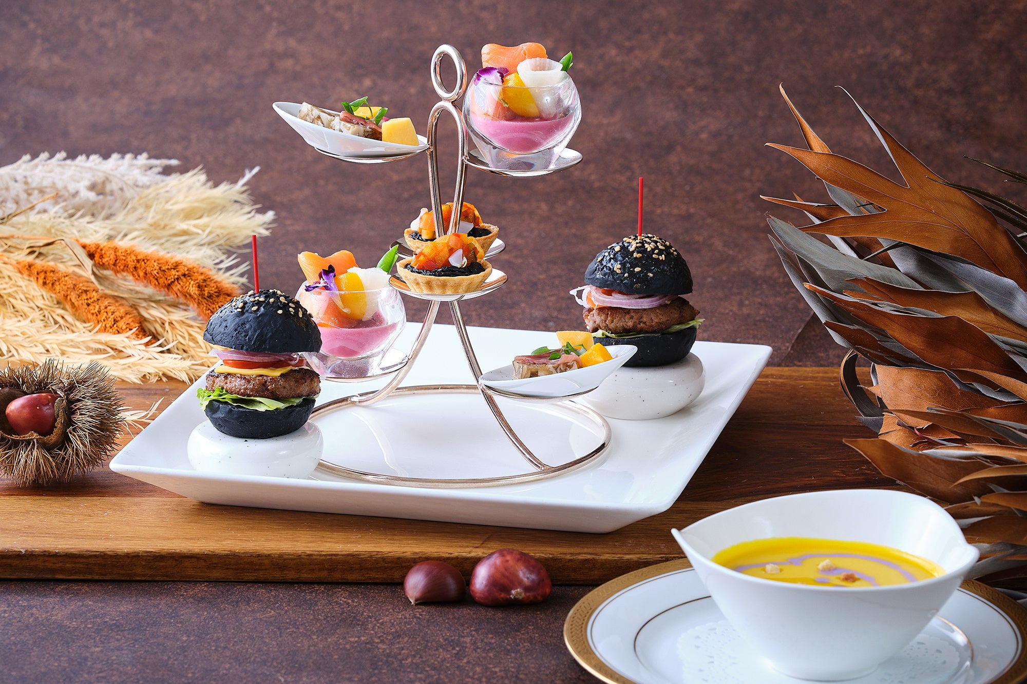 マンハッタンではオリジナルの セイボリーを提供