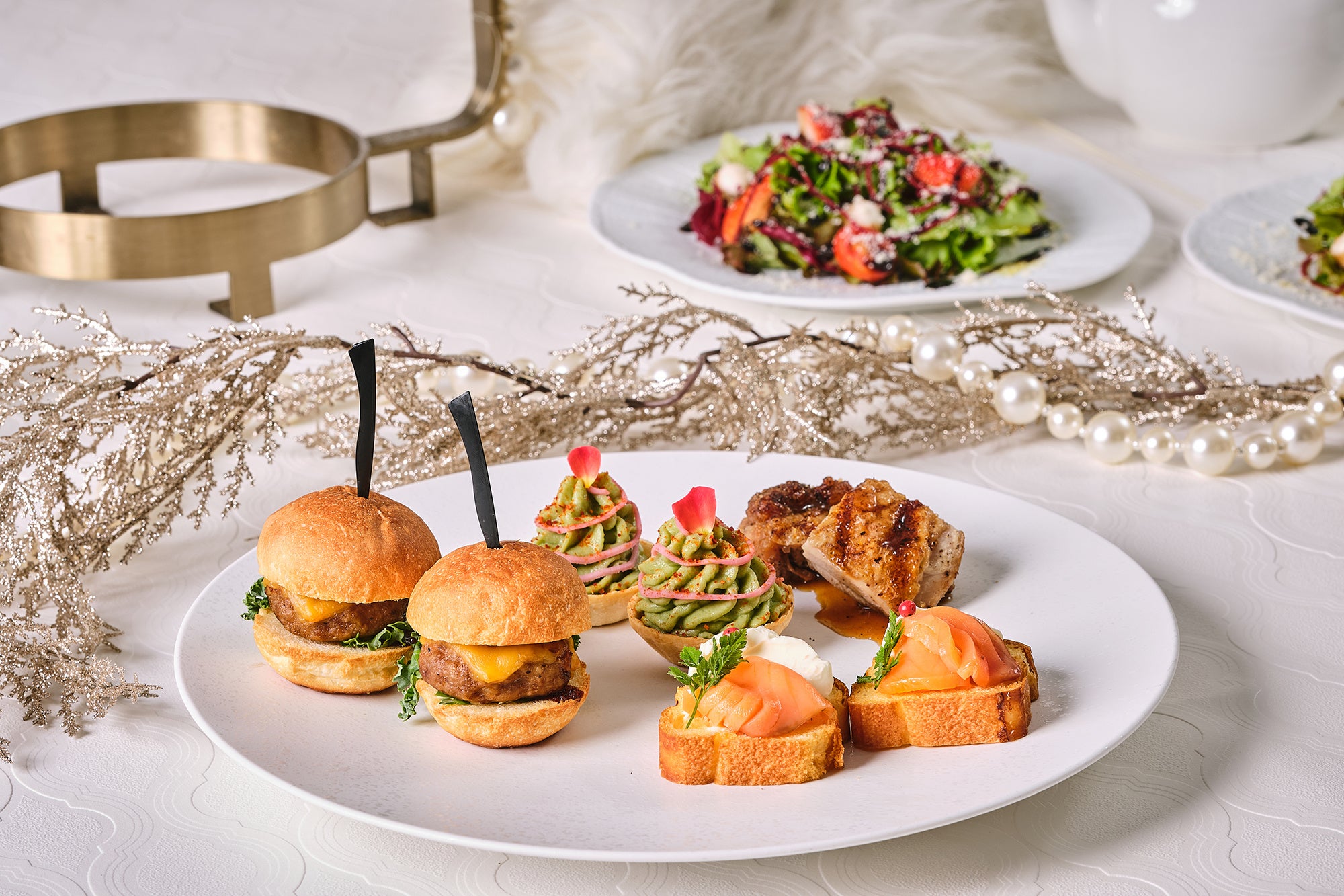 シェフの遊び心あふれるセイボリー