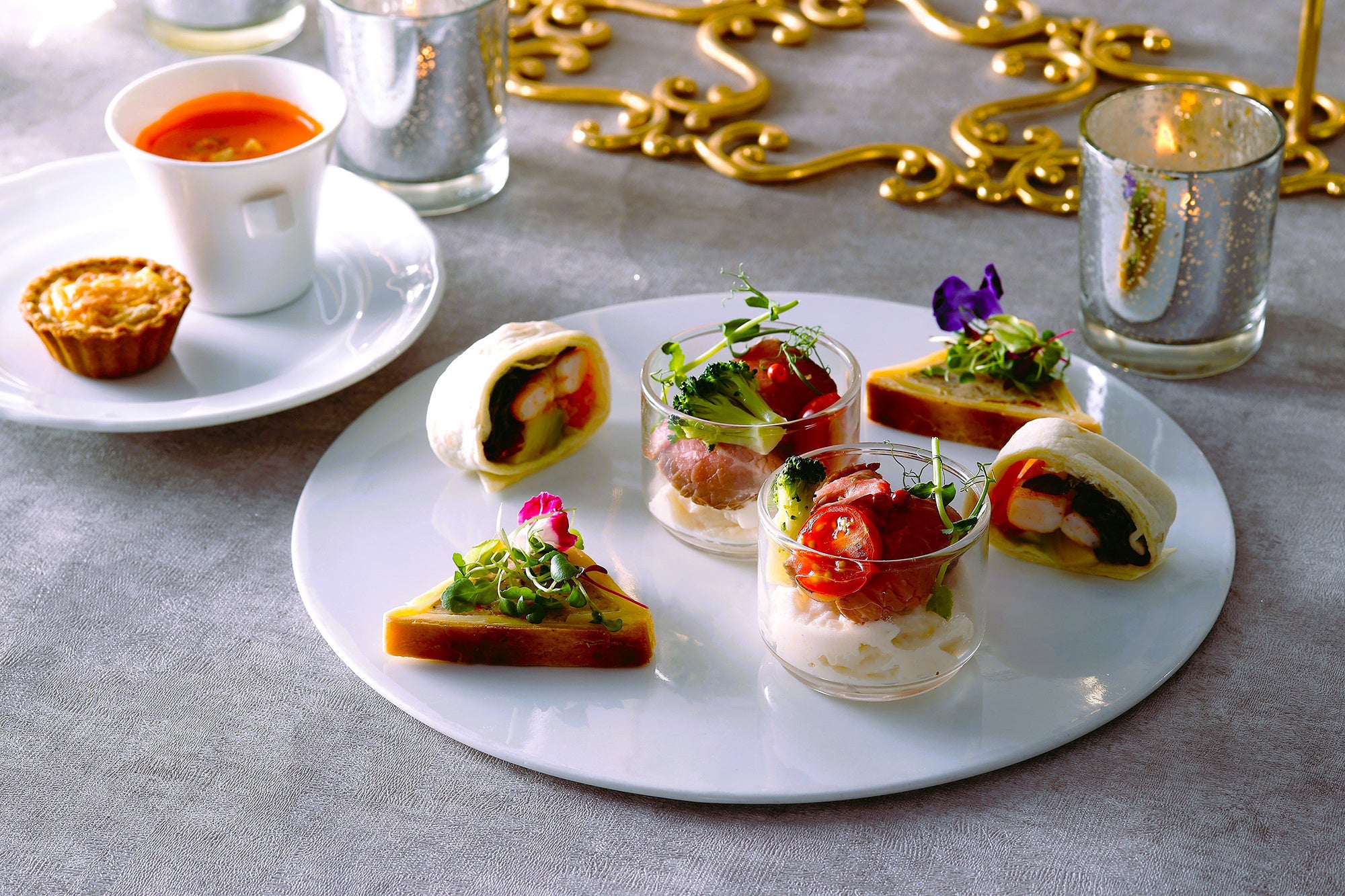 ニューヨークラウンジおよびハドソンラウンジで提供するセイボリー