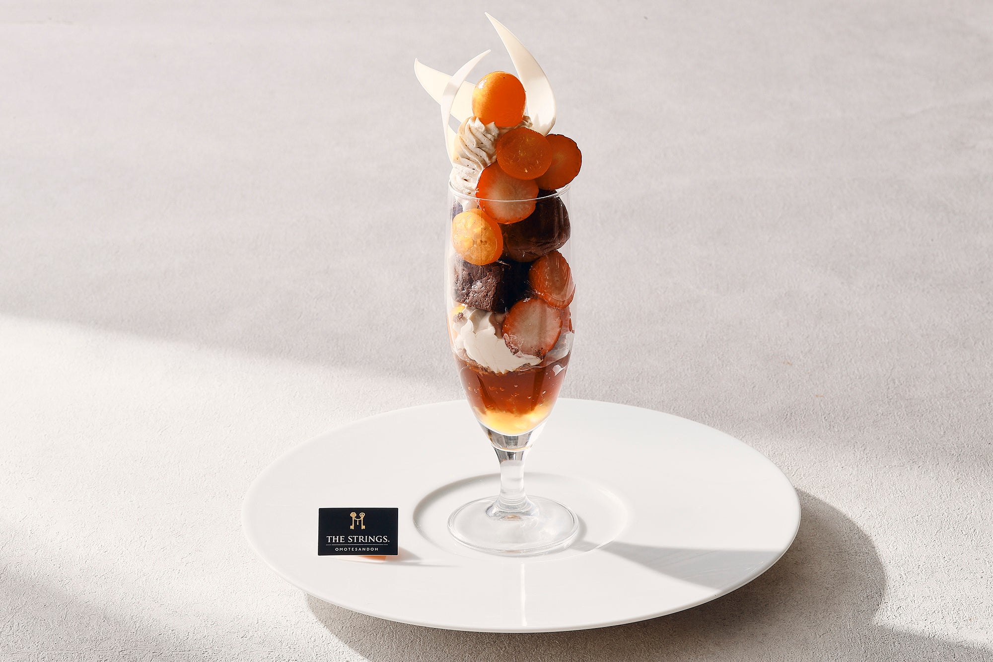 『金柑と苺のティーショコラパフェ』