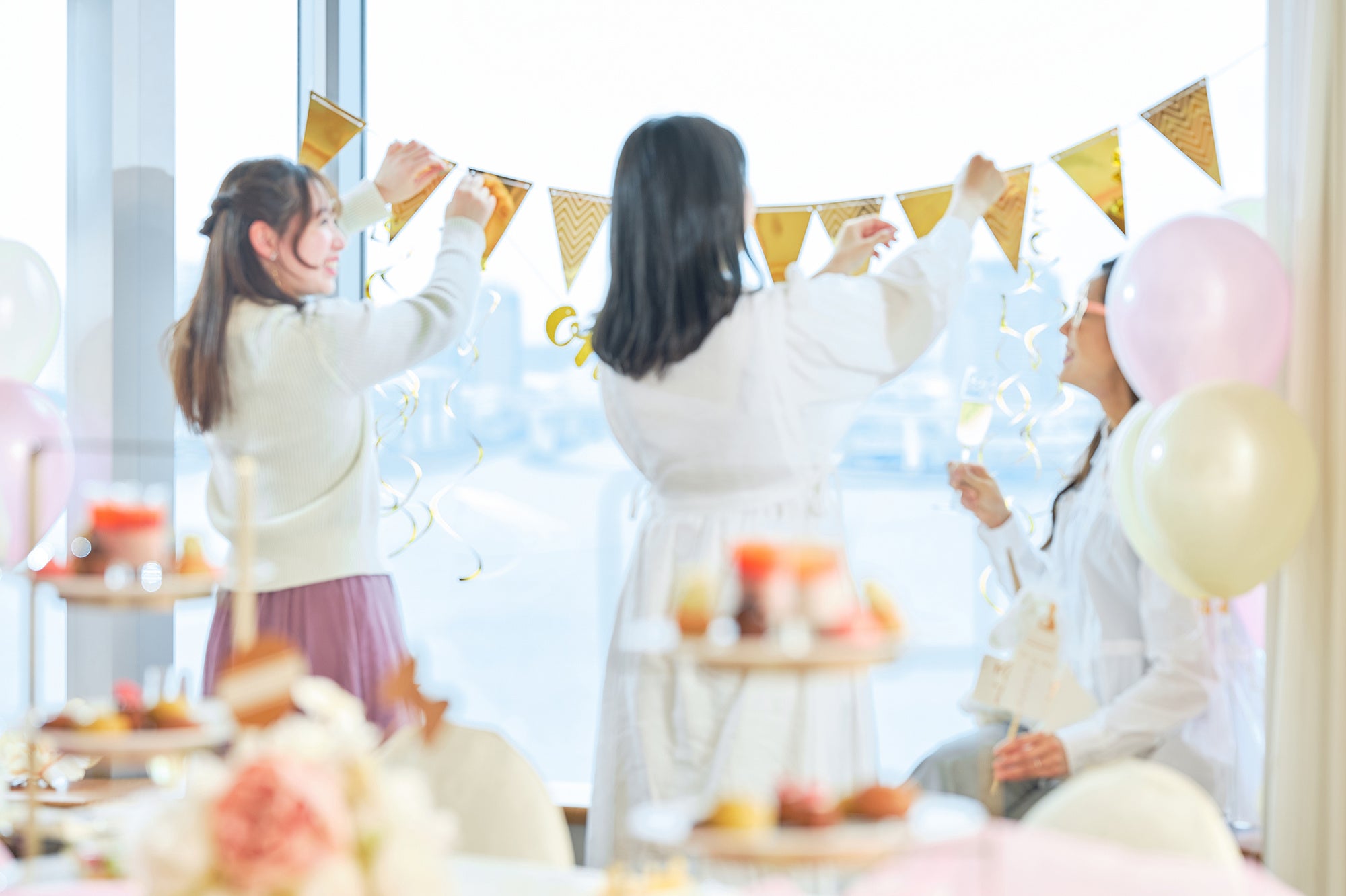 23階の開放的な贅沢空間で 思い出に残るベビーシャワーに