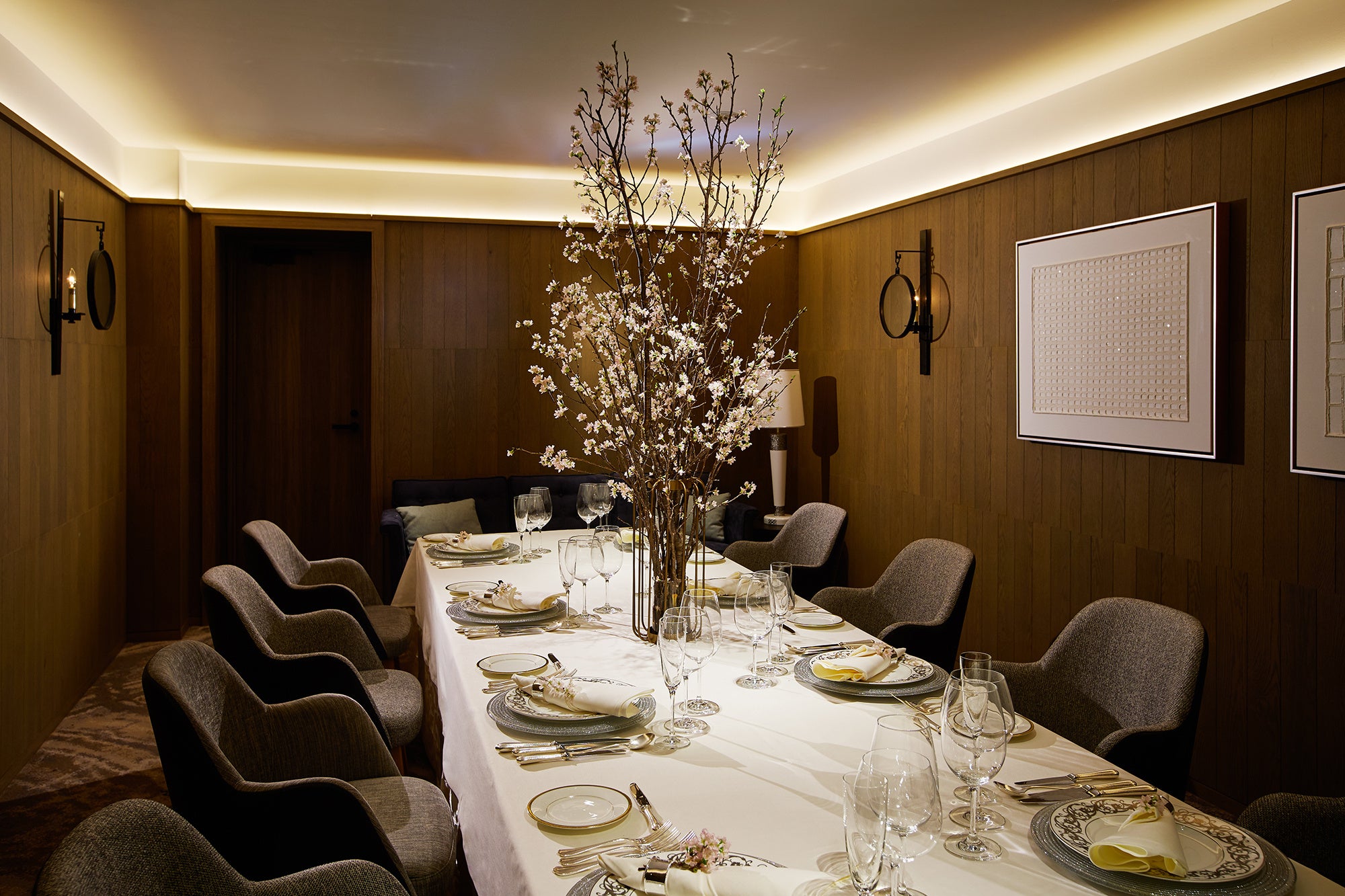 ハドソンラウンジ内にある個室