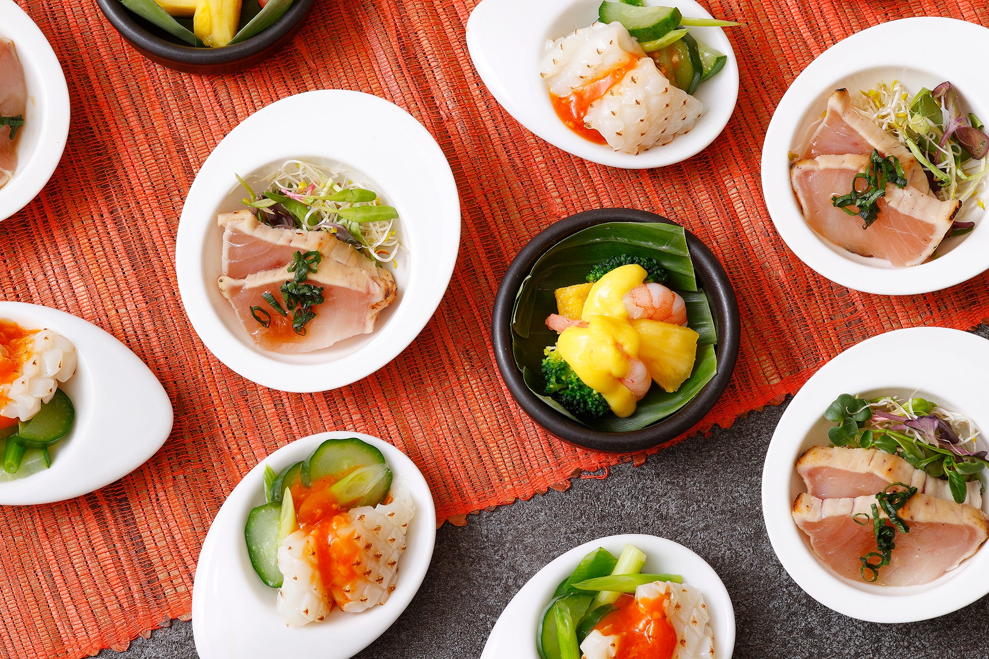 腸活に必要な要素がたっぷりと詰まった冷前菜