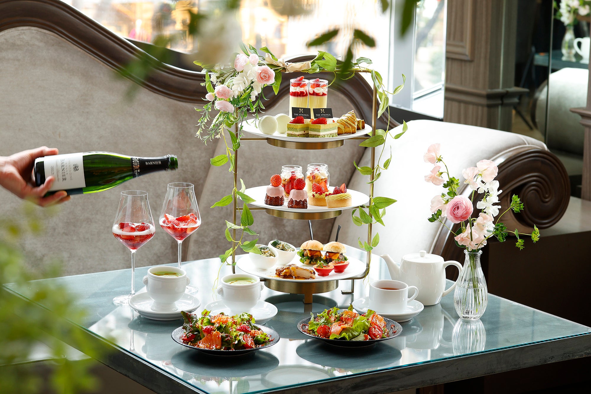 『ピスタチオ&ストロベリー アフタヌーンティー』（イメージ）