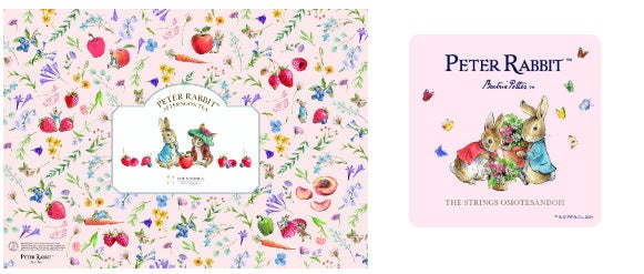 左：オリジナルランチョンマット、右：オリジナルコースター