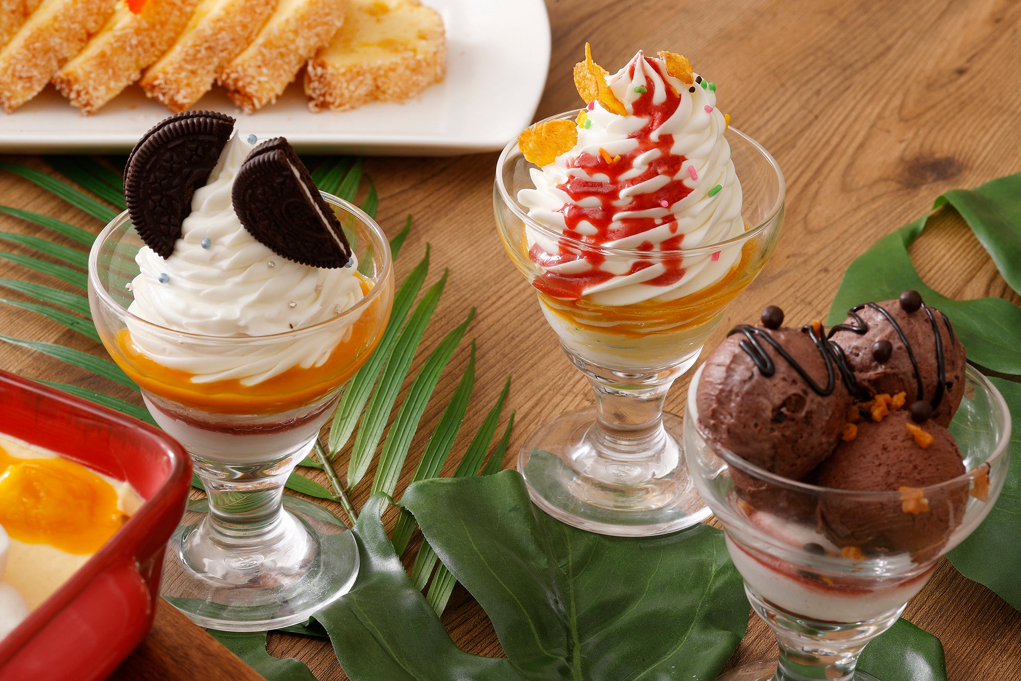 お好みでカスタマイズしていただけるパフェ