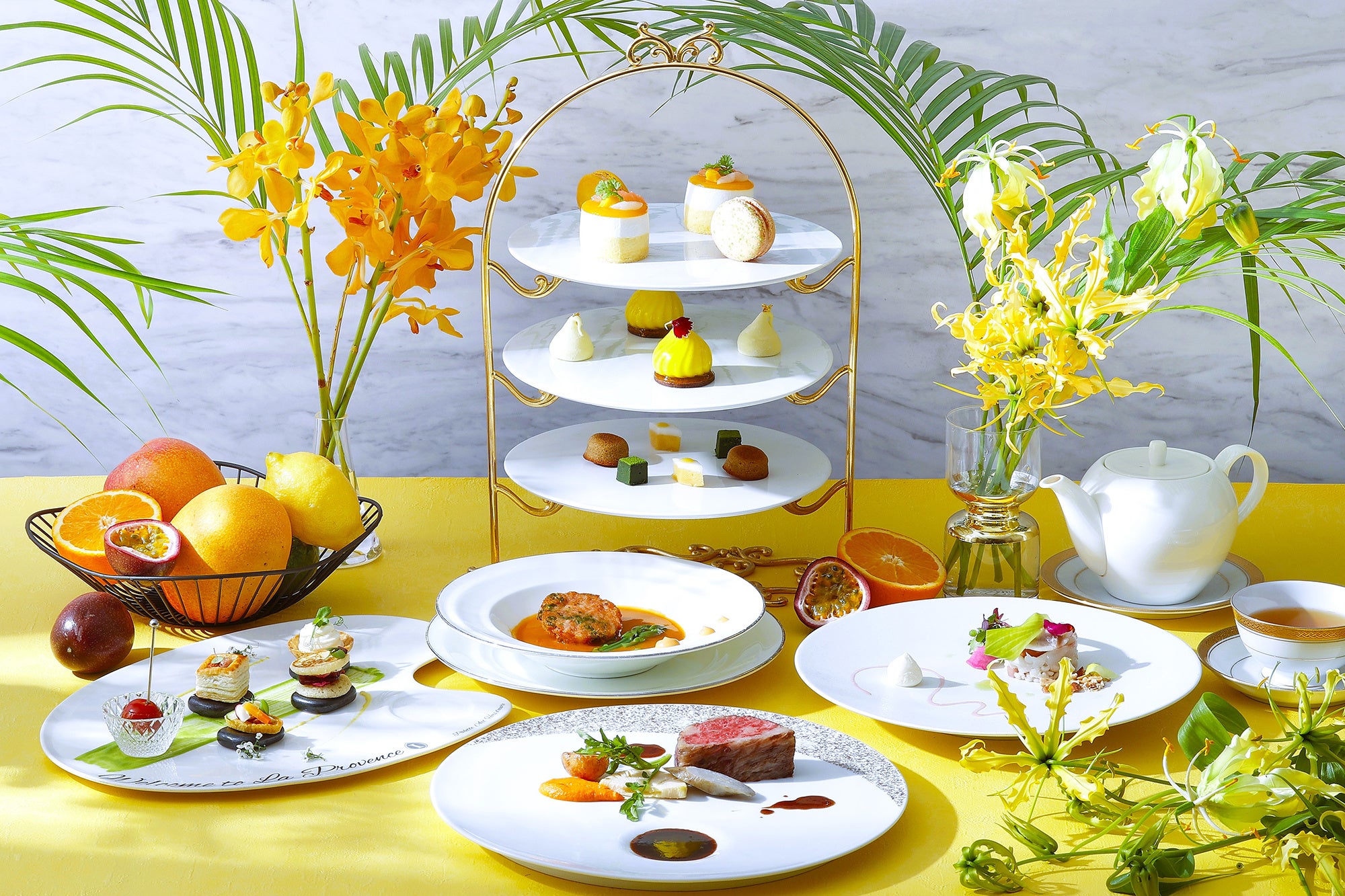 ラ・プロヴァンスのアフタヌーンティー付きコース