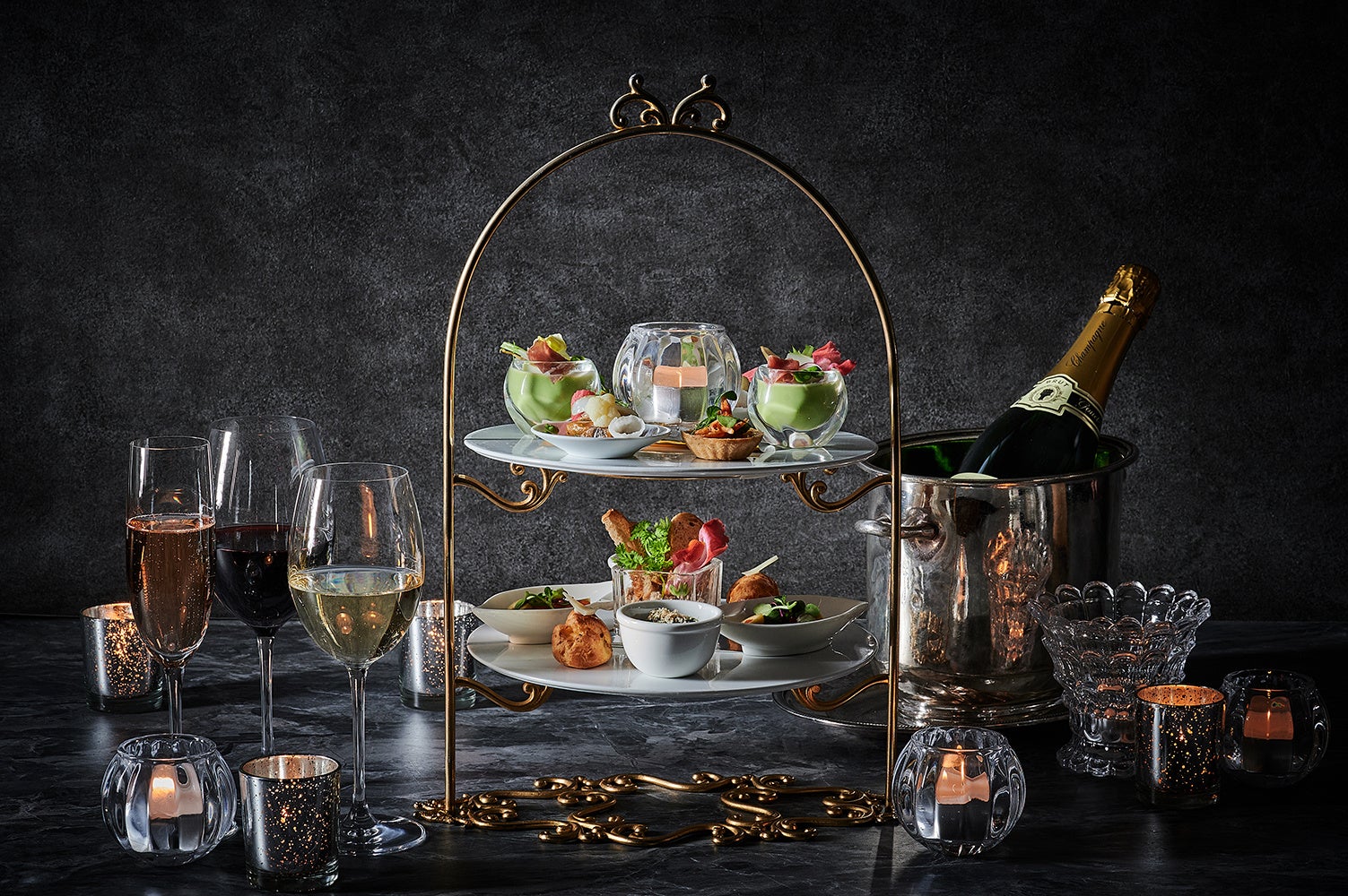 フレンチテイストの彩り豊かなオードブルが付いた フリーフロープラン