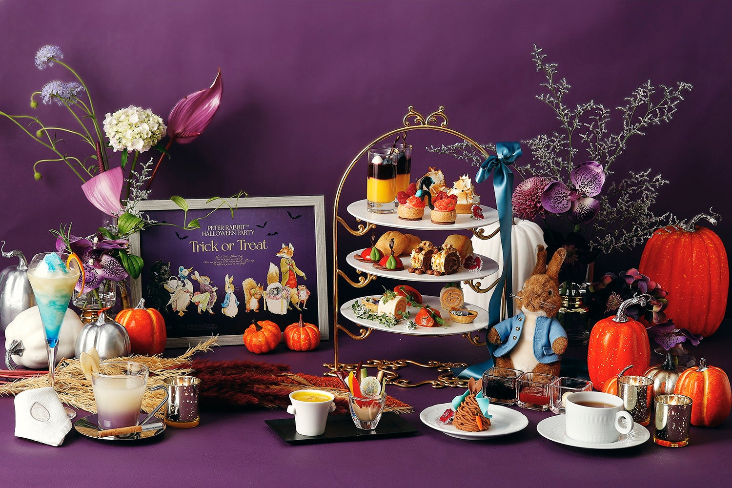 ピーターラビットとのコラボレーションによるスペシャルアフタヌーンティー