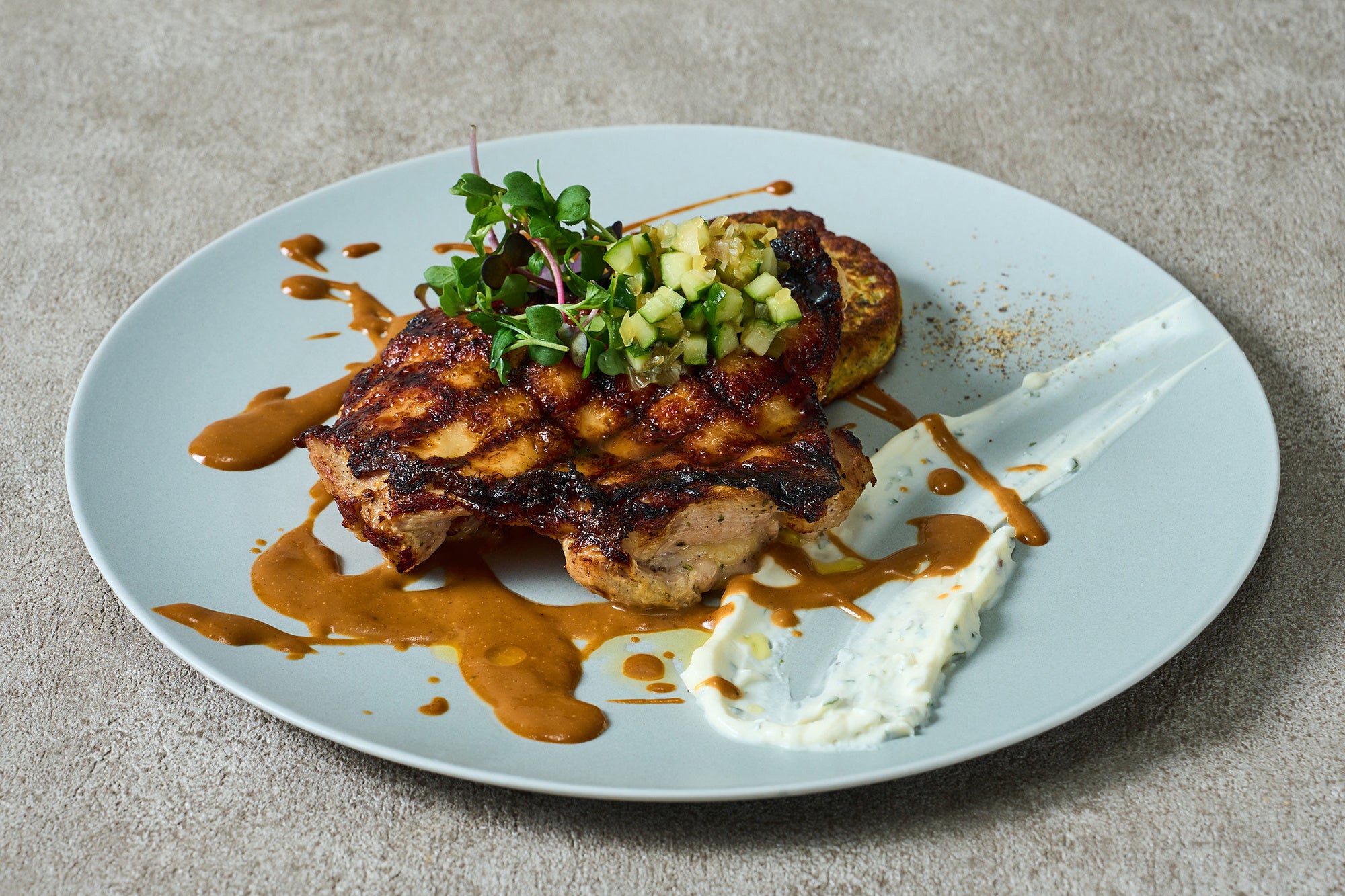 バターミルクチキン カロライナマスタードBBQソース