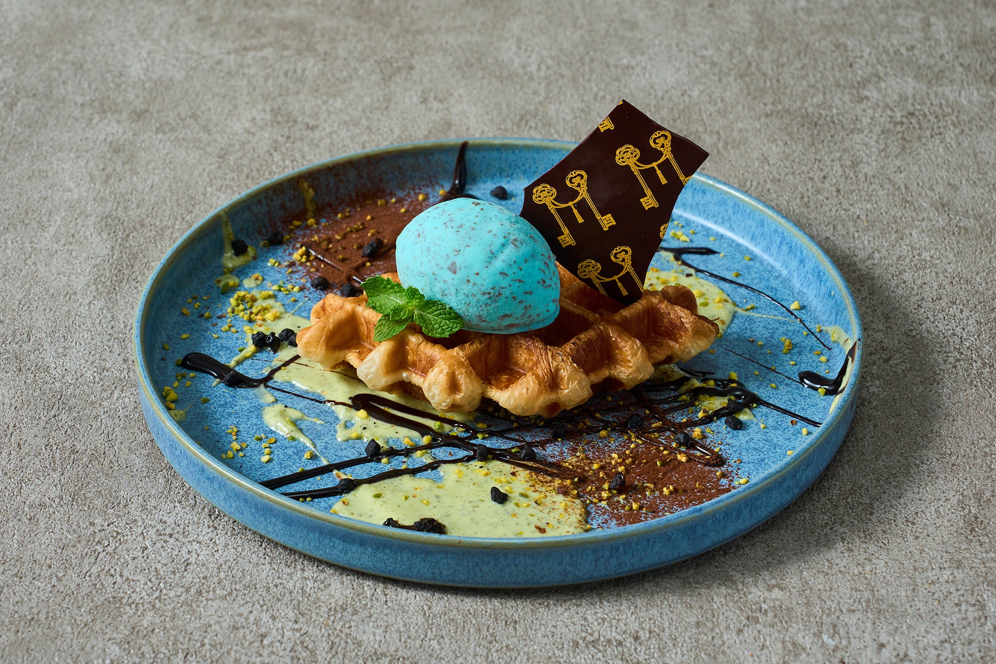 チョコミントクロッフル