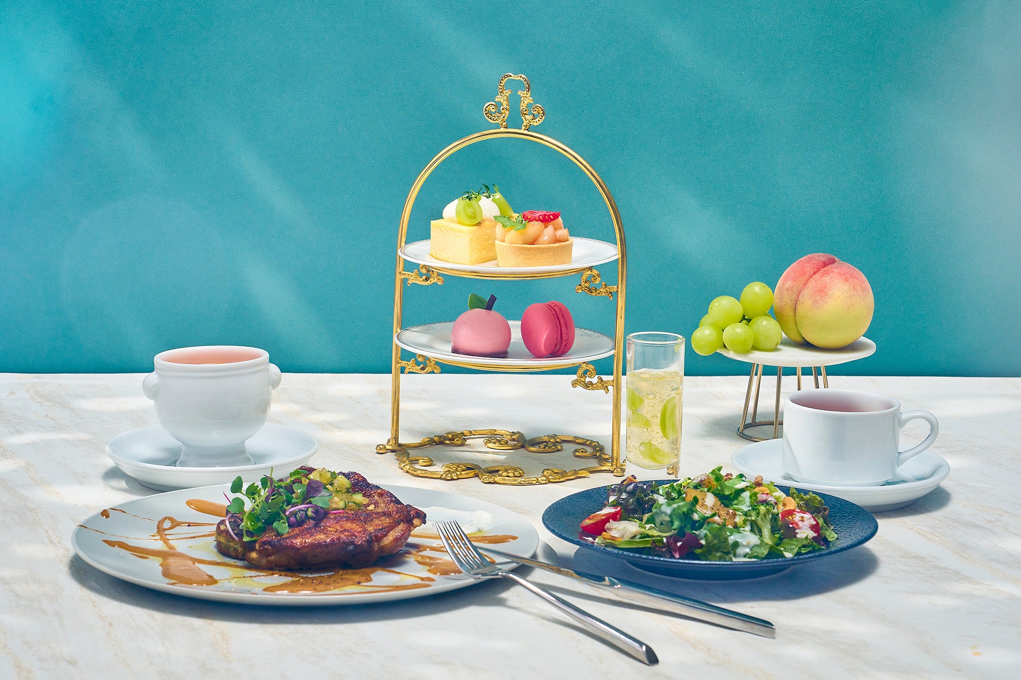 ミニアフタヌーンティー付きコース（イメージ）