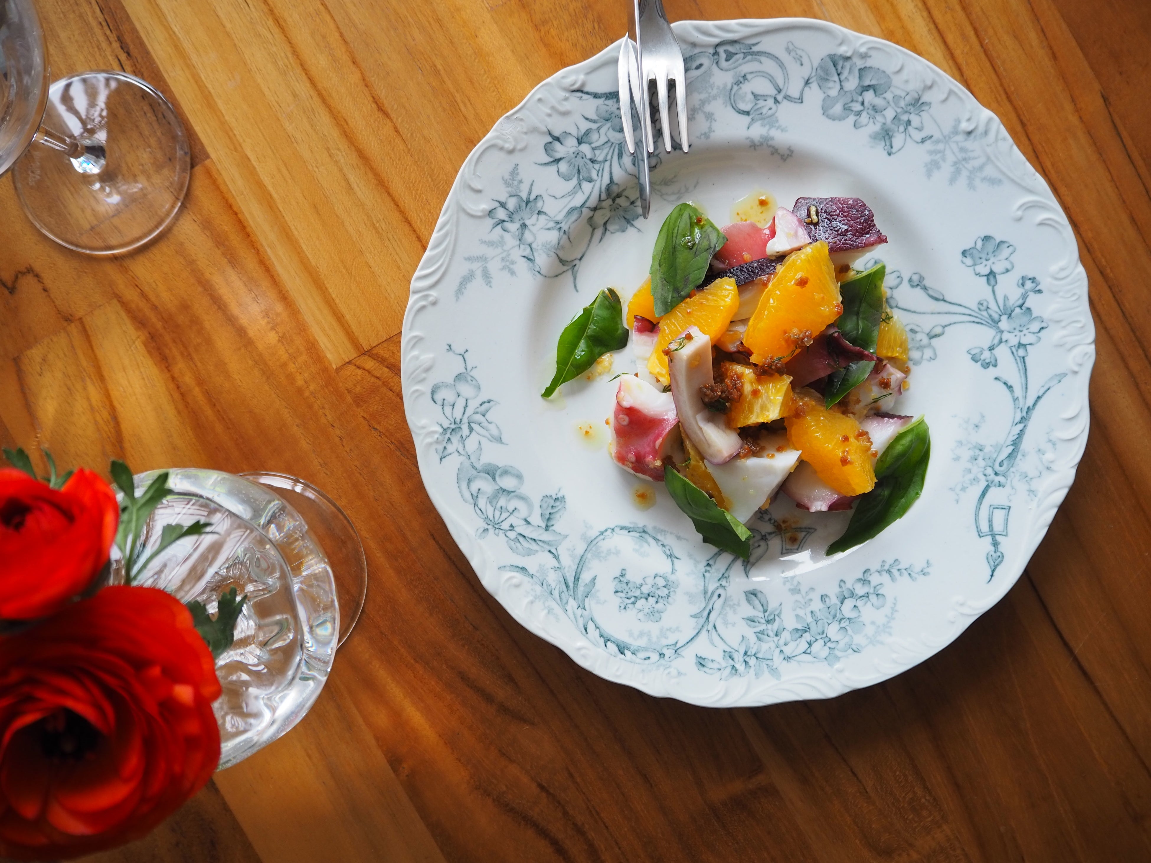 809MISO バーニャカウダ風ソース×タコとオレンジのハーブマリネ