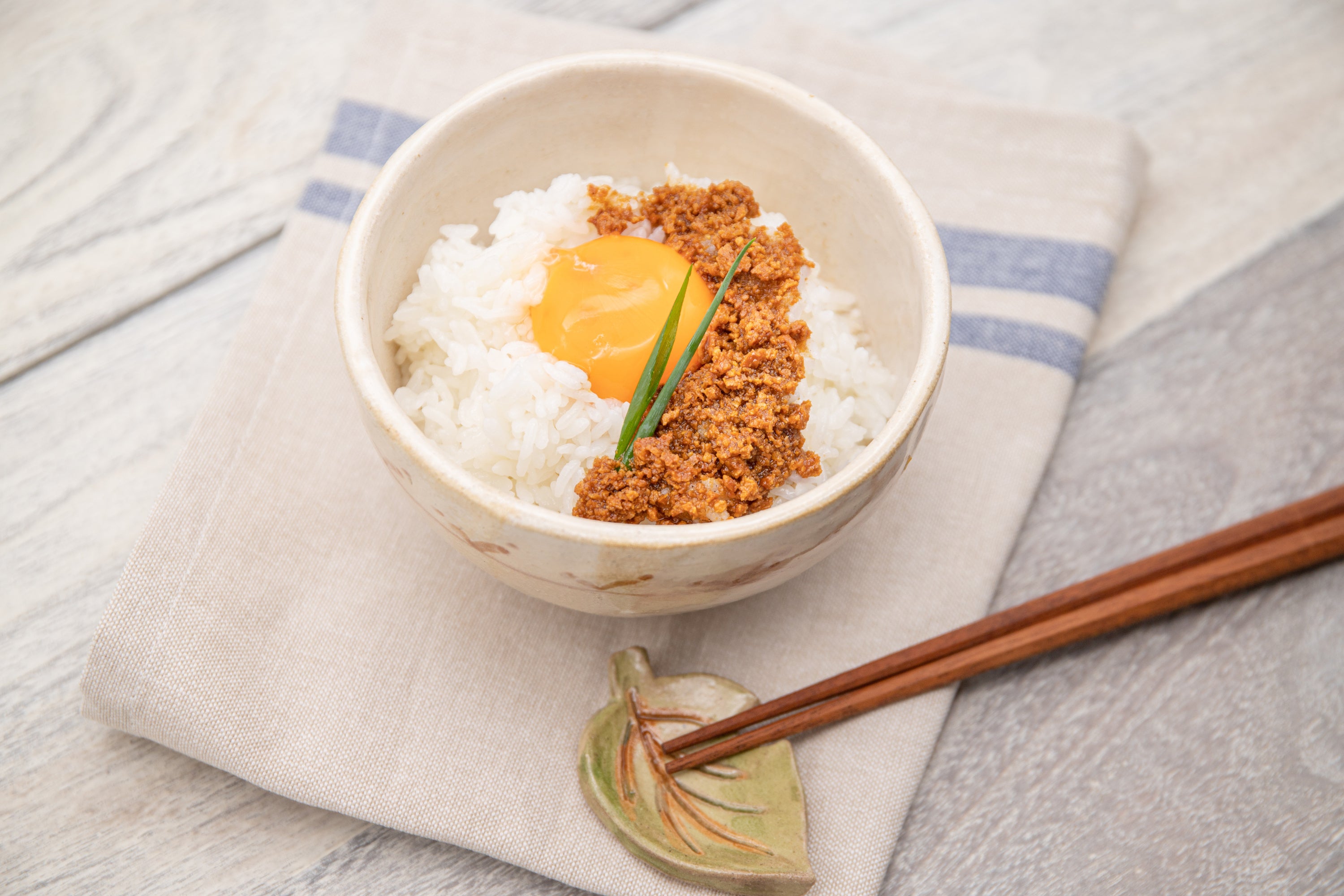 味噌と花椒のゴマ油×卵かけごはん