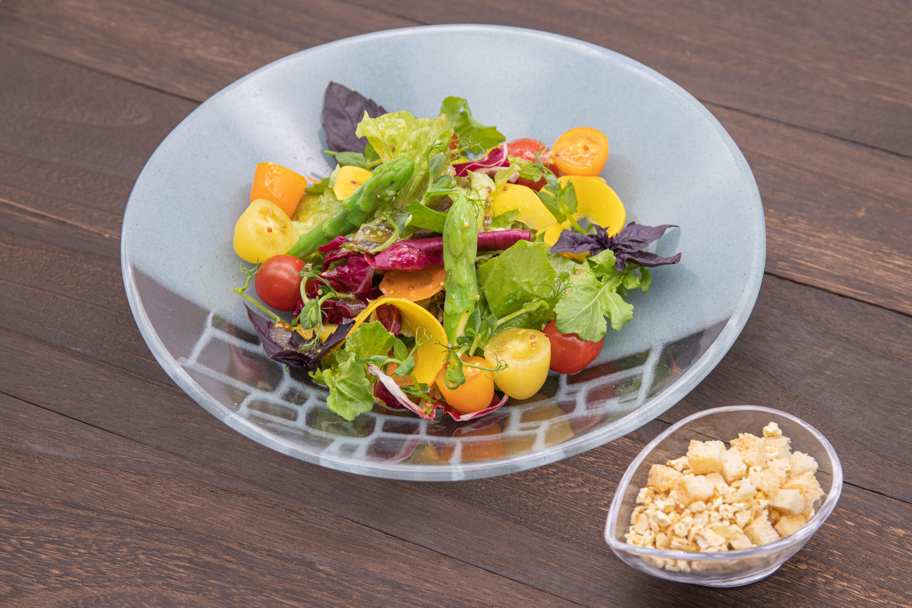 味噌とナッツ＆クルトン×サラダ