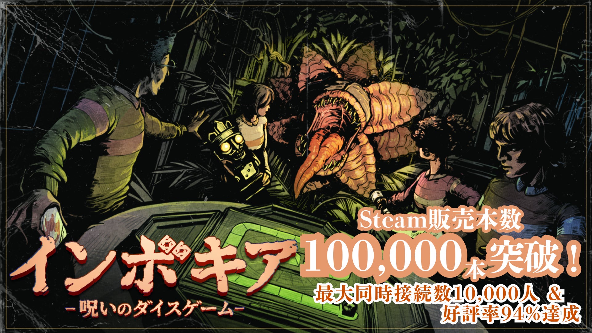 累計10万本突破!協力型ホラー『インボキア』Steamで「非常に好評」 累計10万本突破!協力型ホラー『インボキア』Steamで「非常に好評」