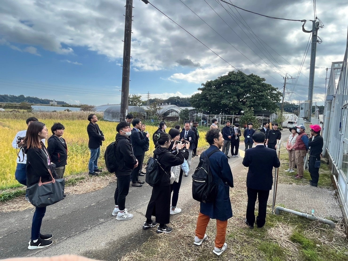 ▲事業承継成功事例の現地視察の様子