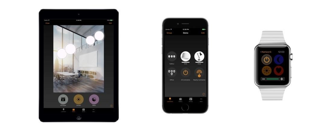CoeLux専用アプリ「Casambi」