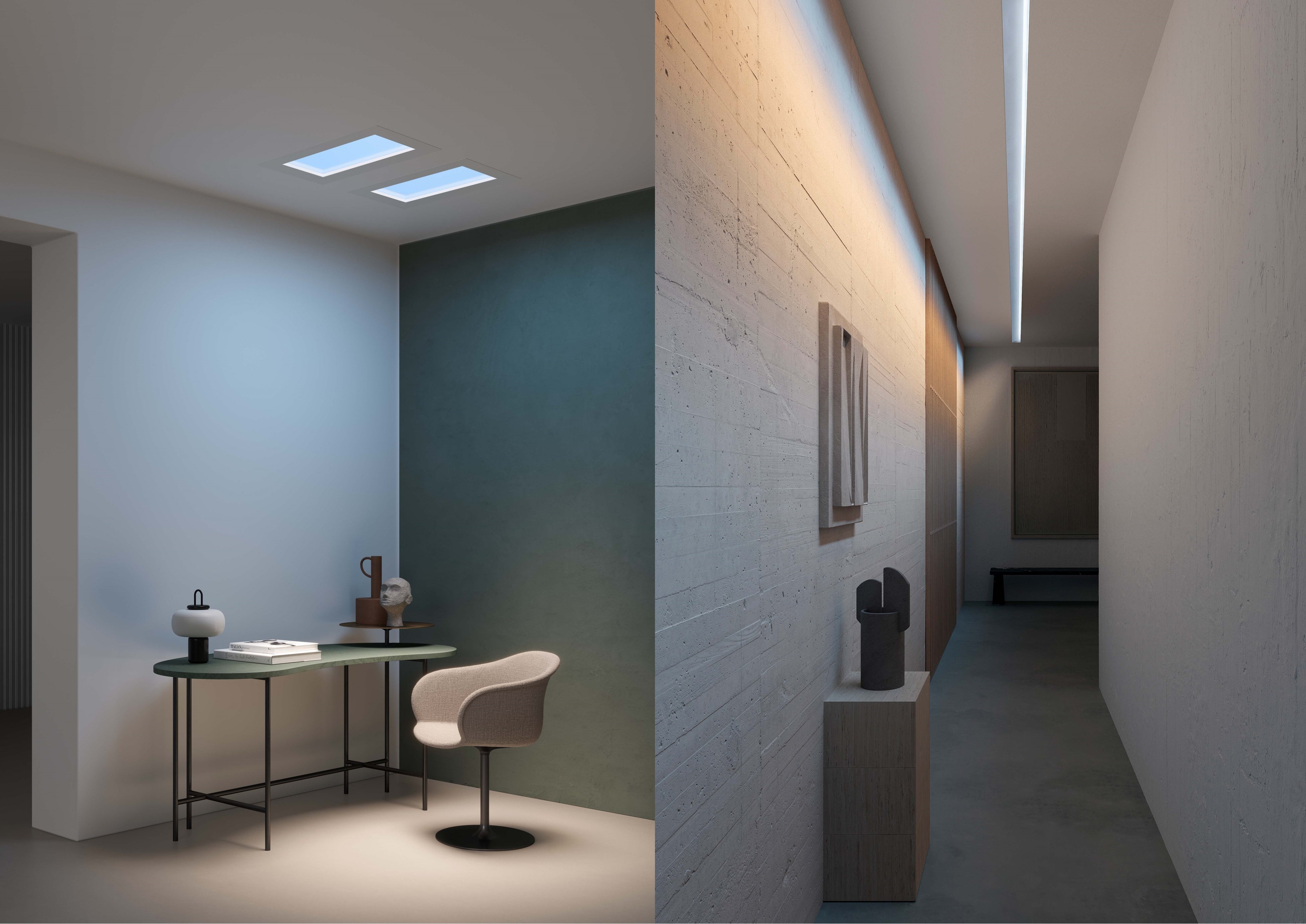 （左）CoeLux HT25mini　（右）CoeLux Skyline