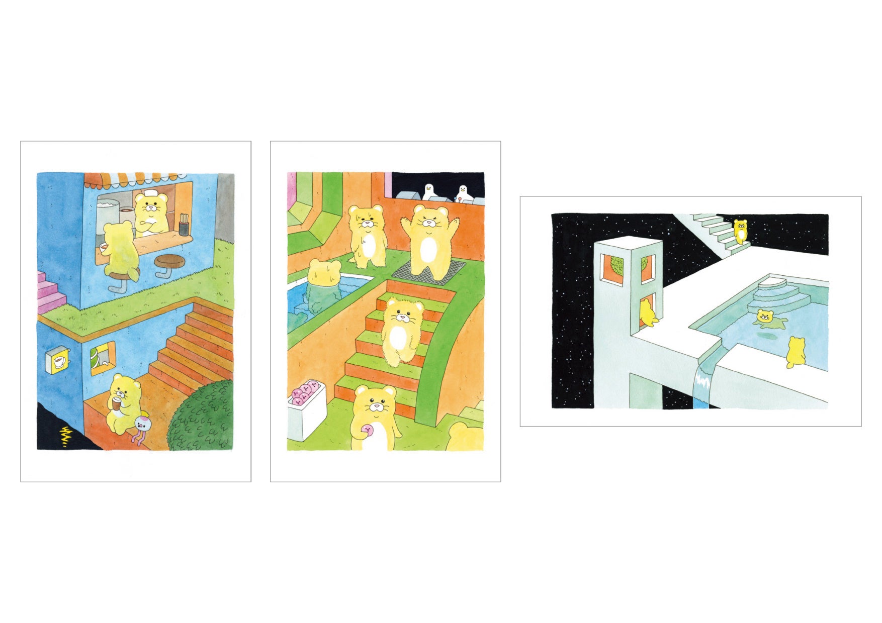 ・ポストカード（3種）　各275円(税込)