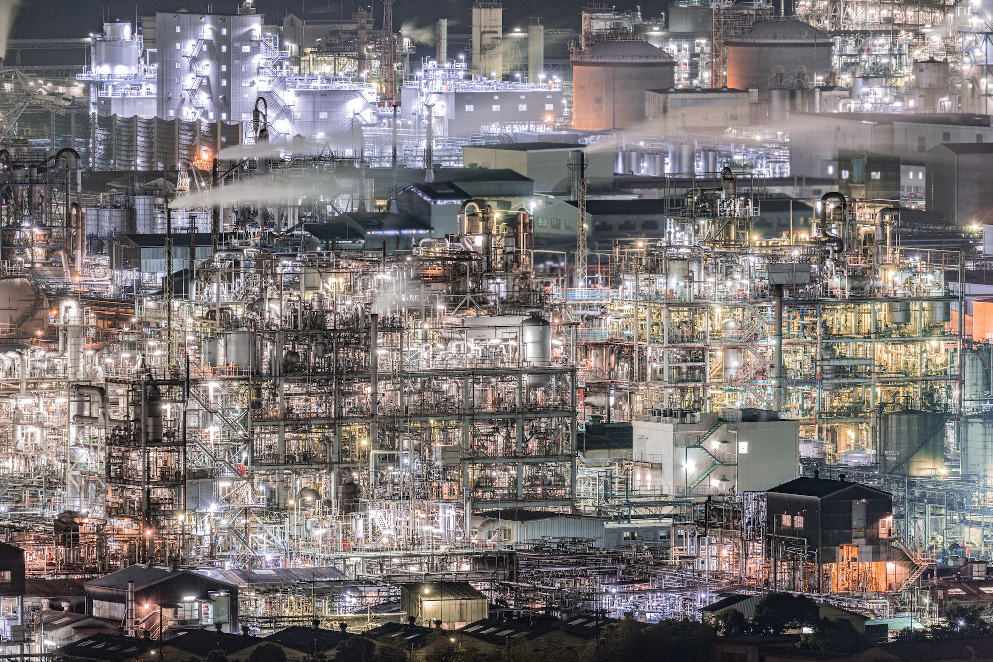 山口県周南市のコンビナート