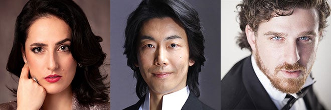 ソプラノ　ヴィットリア・デ・アミーチス、カウンターテナー弥勒忠史、バリトン　ミケーレ・パッティ（3月）