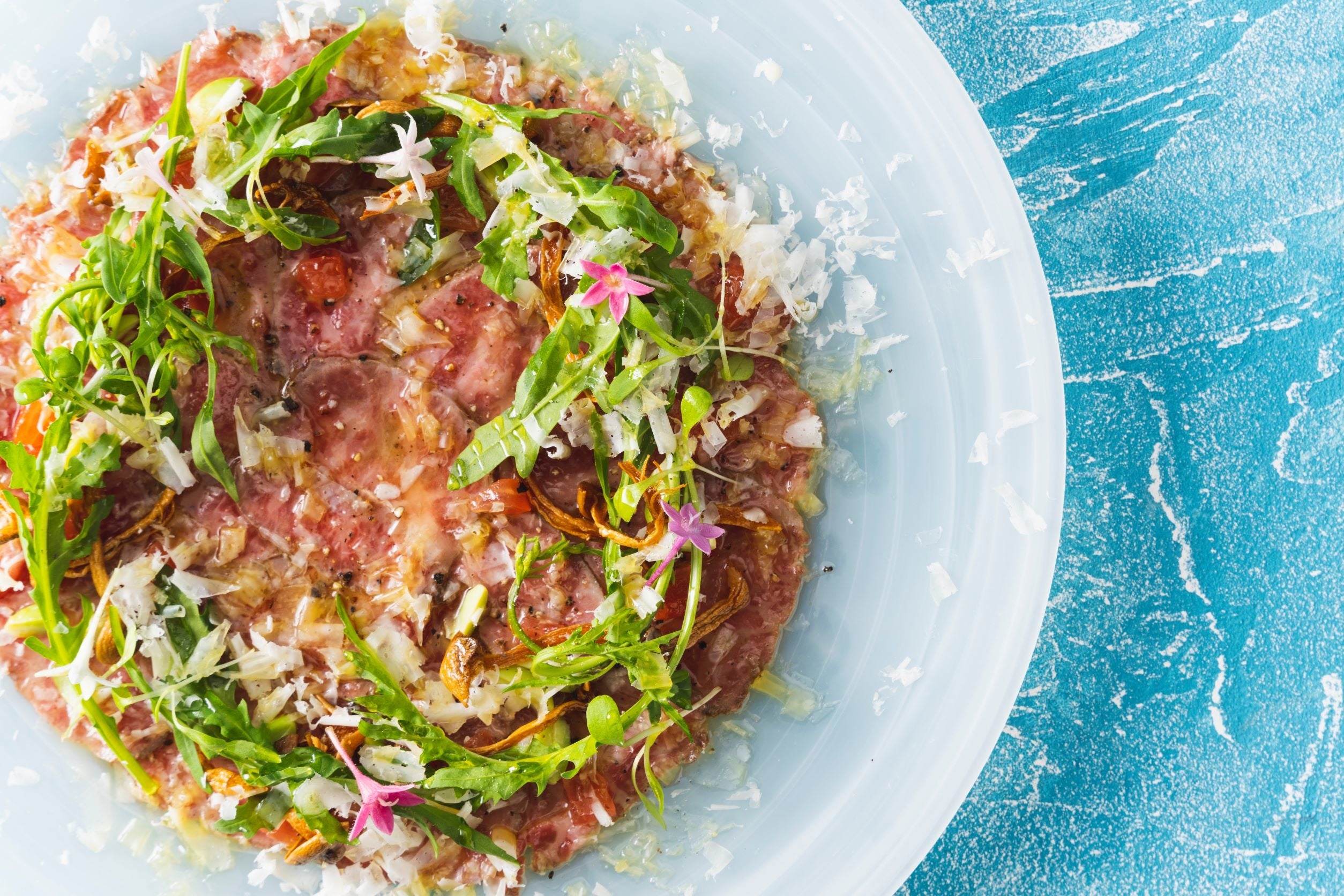 もとぶ牛のカルパッチョ