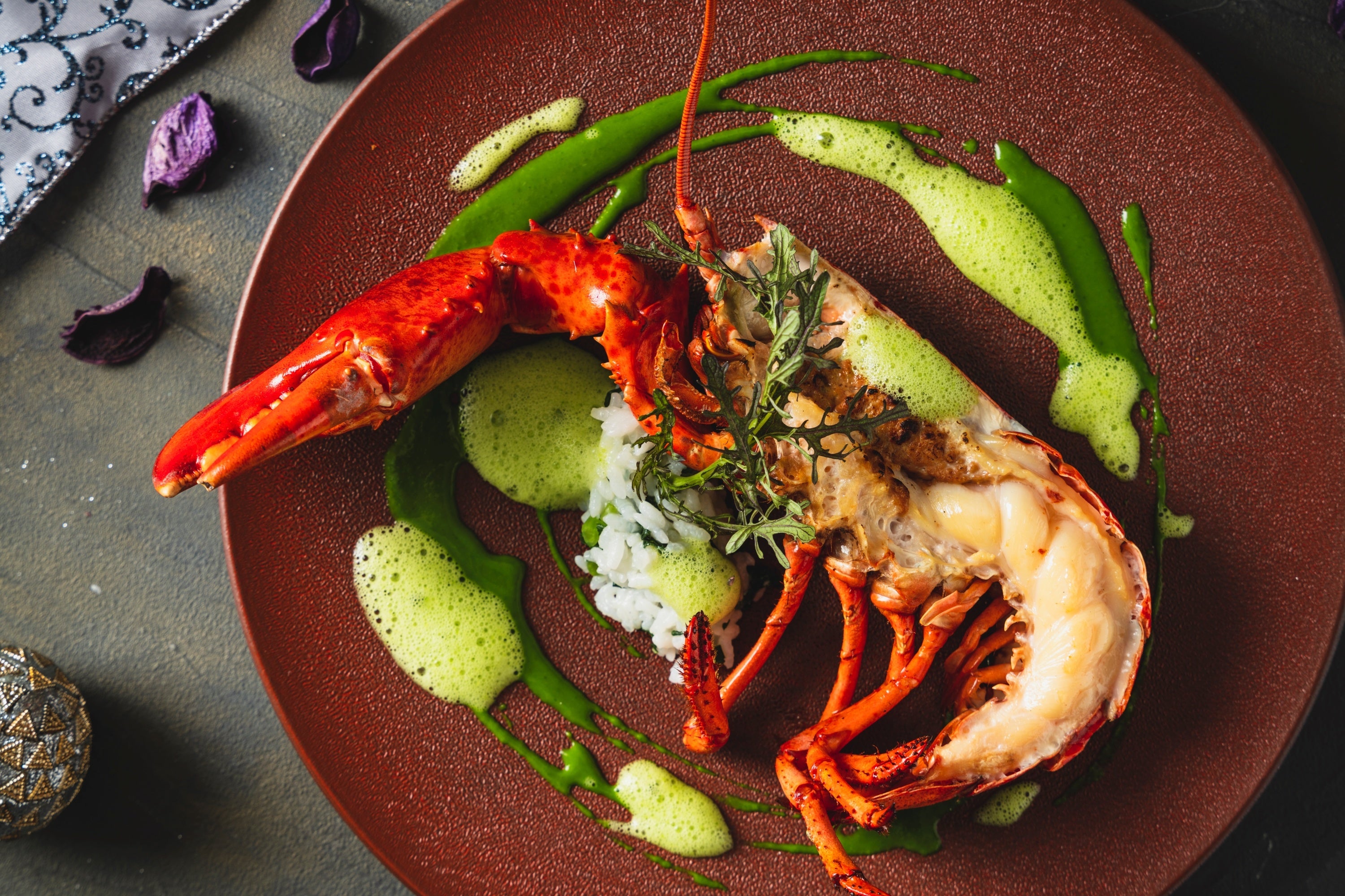 アトランティックロブスターの炭火焼き