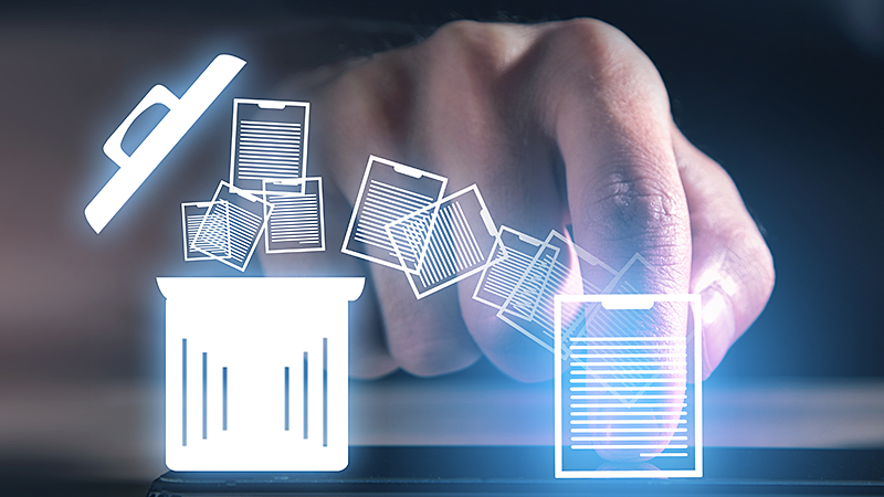 情報は速やかに自動削除