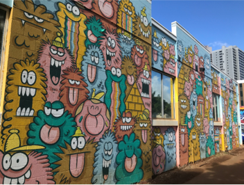 撮影：株式会社マップトラベル　ハワイカカアコ地区壁画