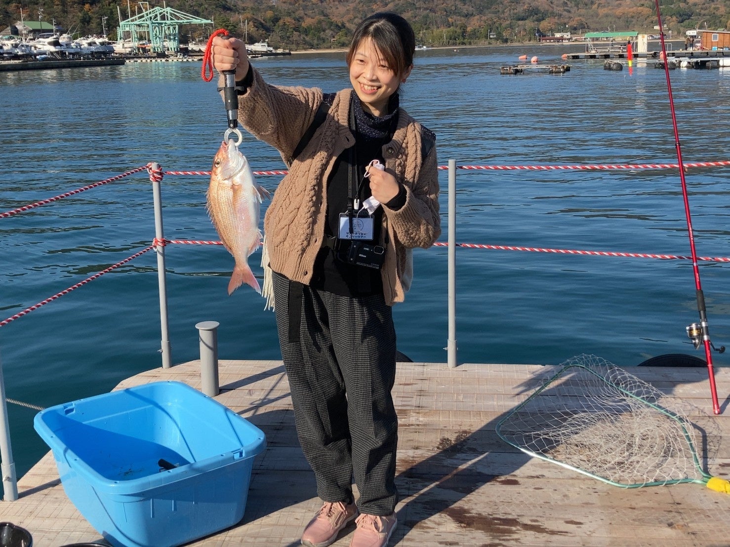 敦賀真鯛の一本釣り体験