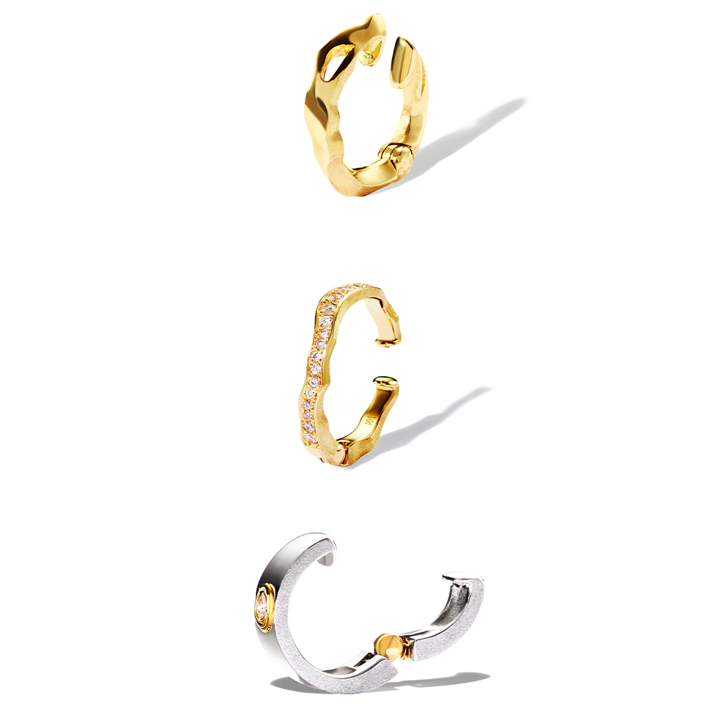 ミラモアファインジュエリー、新作「KINTSUGIイヤーカフ」コレクション