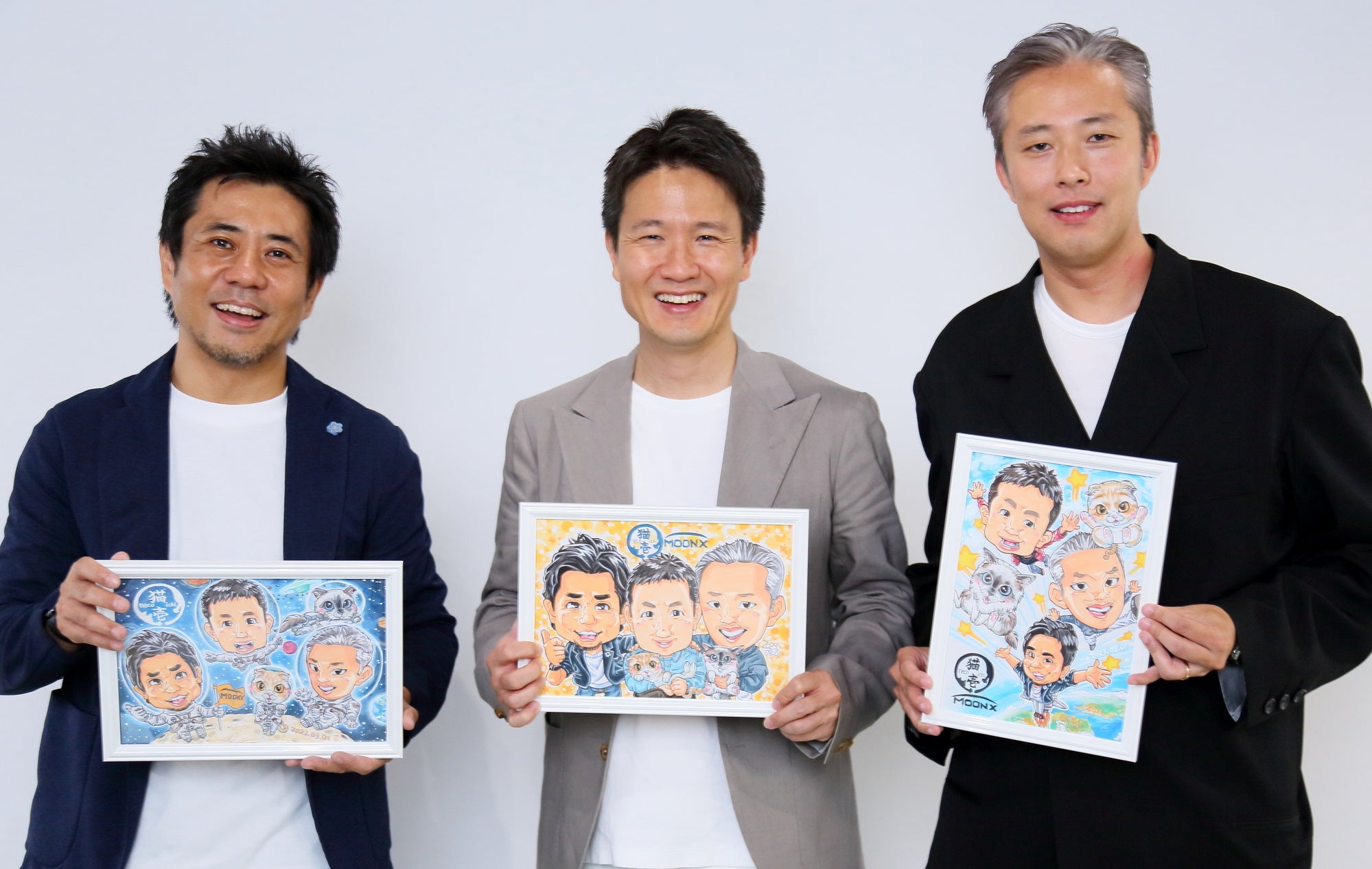 （左から）MOON-X 長谷川 晋、猫壱 竹内 淳氏、猫壱 竹内 康氏
