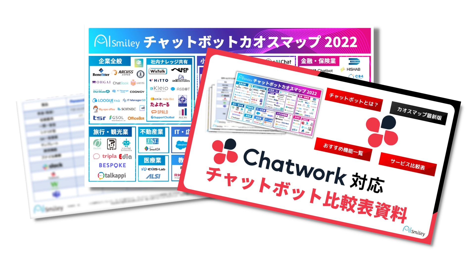 Chatwork対応チャットボット比較表資料