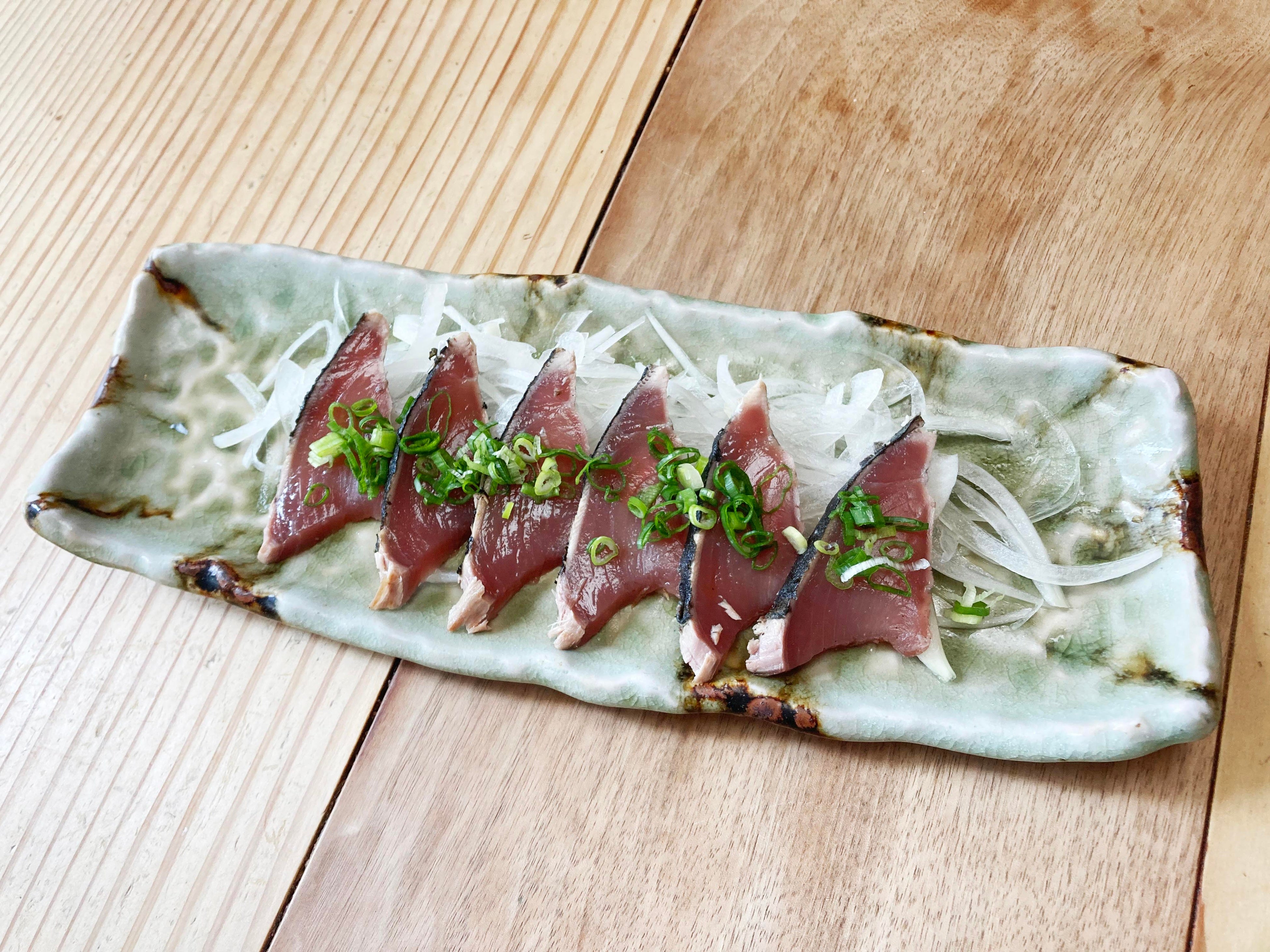 もどりカツオのたたき