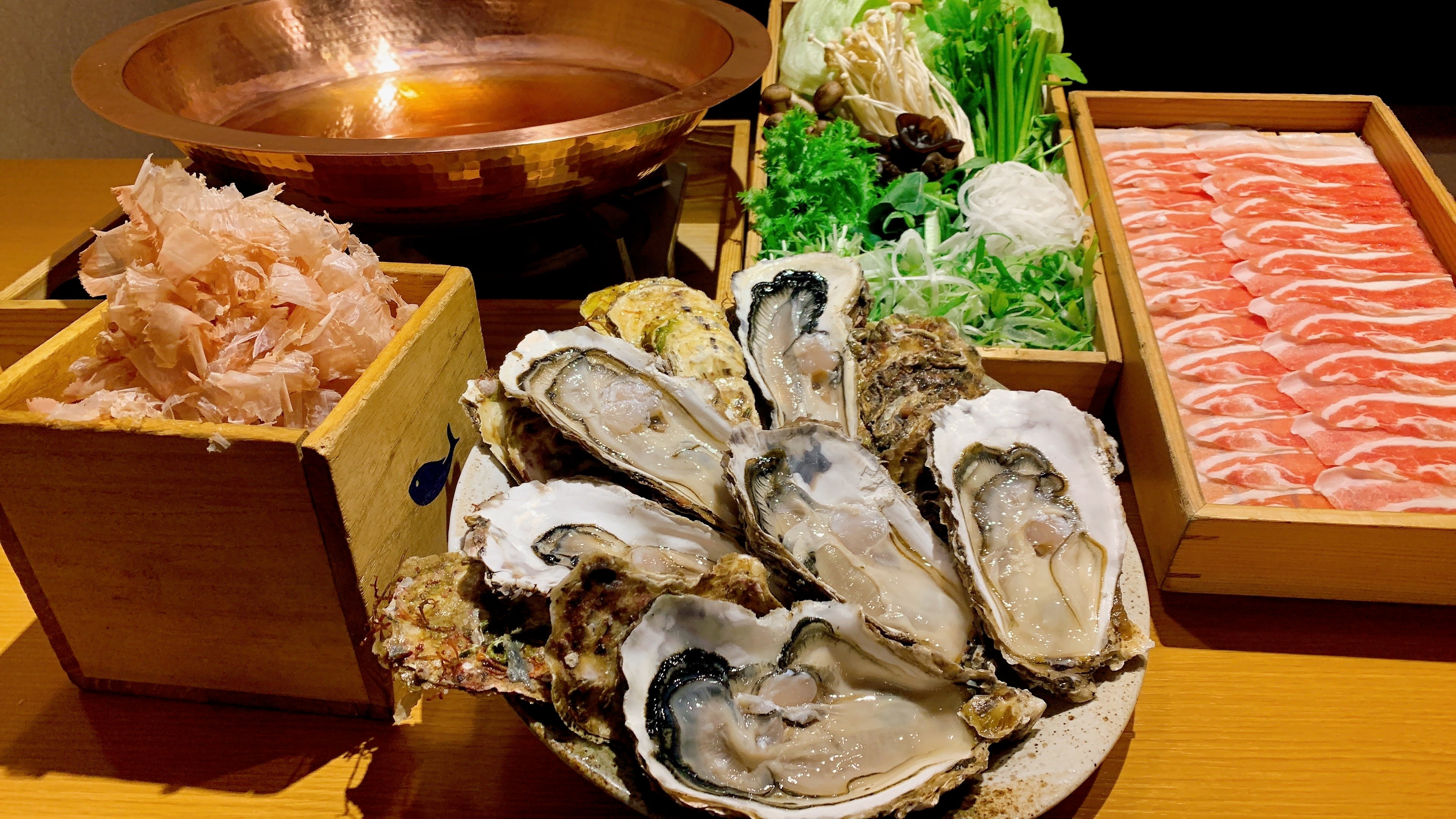 冬の冷えたカラダに「濃厚 生牡蠣の出汁しゃぶ」