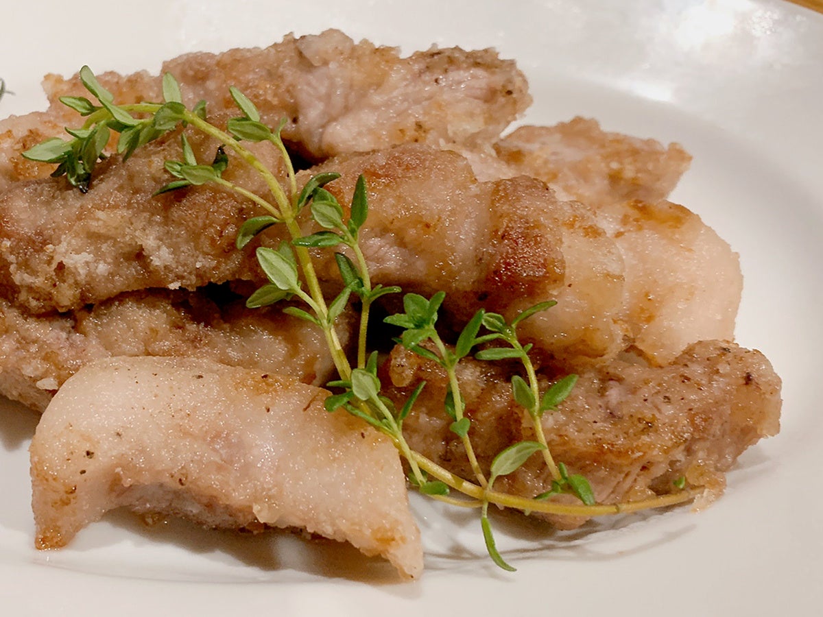 豚肩ロースの塩唐揚げ